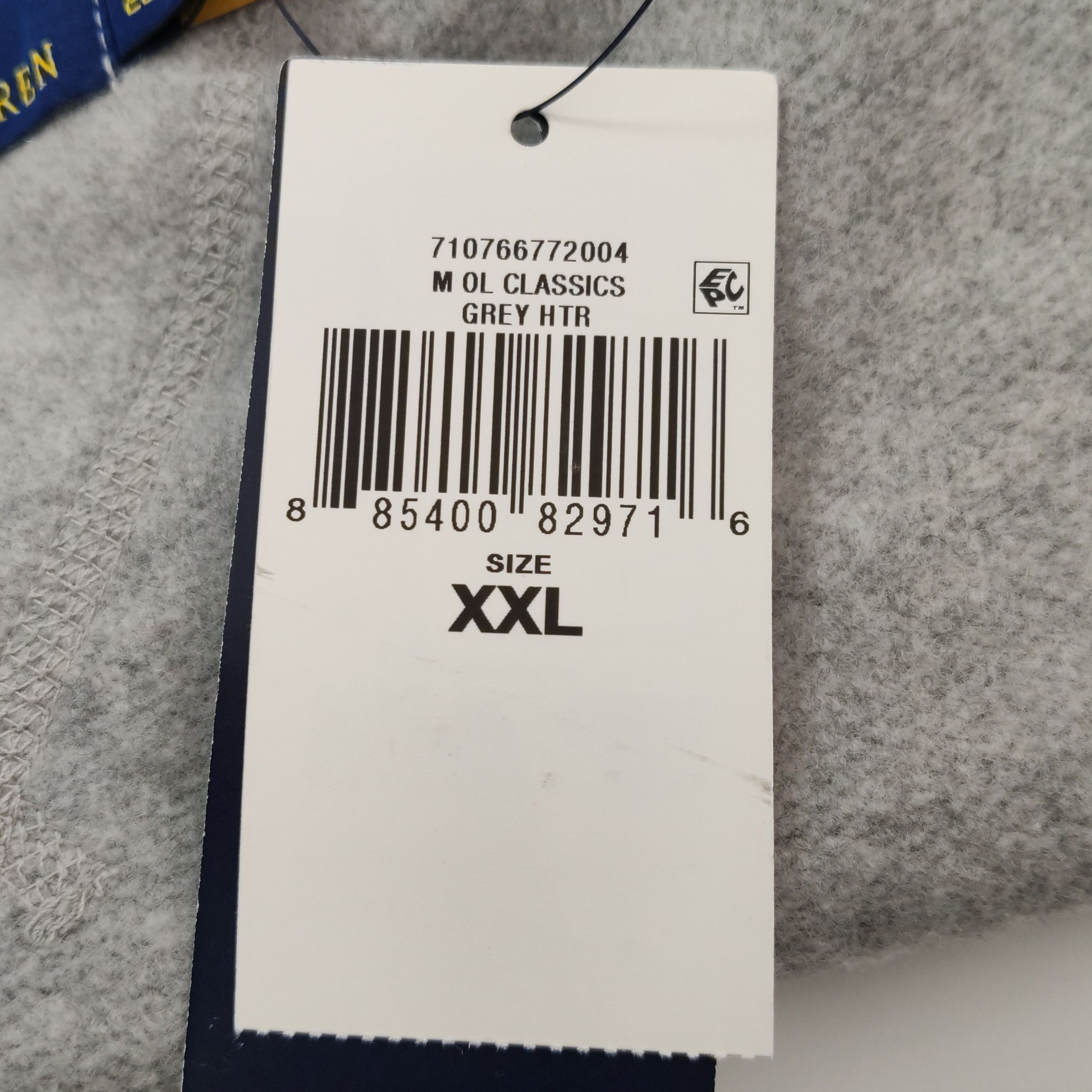 Polo Ralph Lauren Polo Ralph Lauren Heather Grey Sweatshirt XXL Size US XXL / EU 58 / 5 - 9 Thumbnail