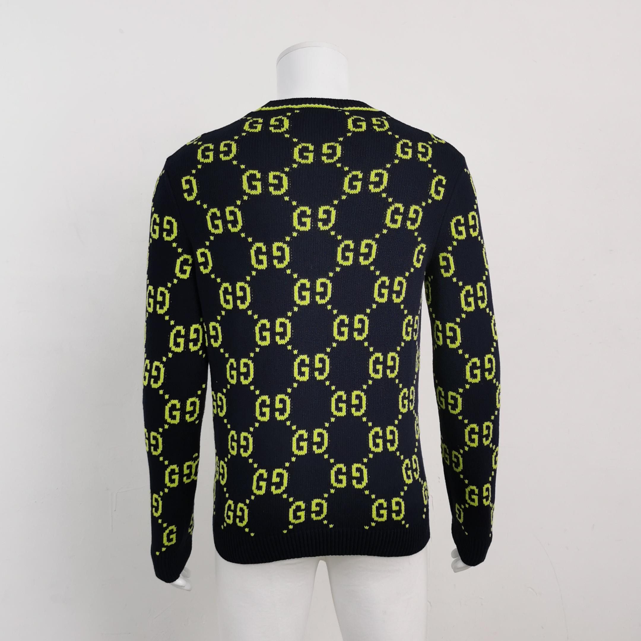 Gucci Gucci GG Monogram Knit Sweater Size M Size US M / EU 48-50 / 2 - 2 Thumbnail