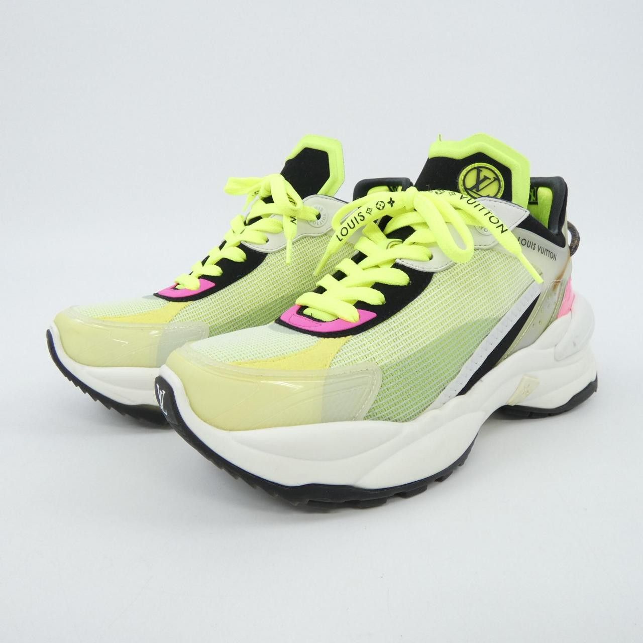 Louis Vuitton Louis Vuitton Louis Vuitton Run 55 Sneakers Plastic / Synthetic Shoes DUTY FREE for USA Size ONE SIZE - 3 Thumbnail
