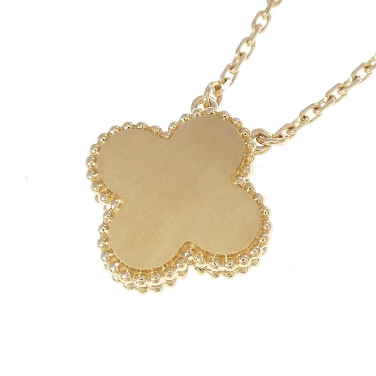 Van Cleef & Arpels Van Cleef & Arpels Van Cleef & Arpels Vintage Alhambra 750 Yellow Gold Diamond Necklace Precious Metal Necklace VCARP46000 DUTY FREE for USA Size ONE SIZE - 4 Thumbnail