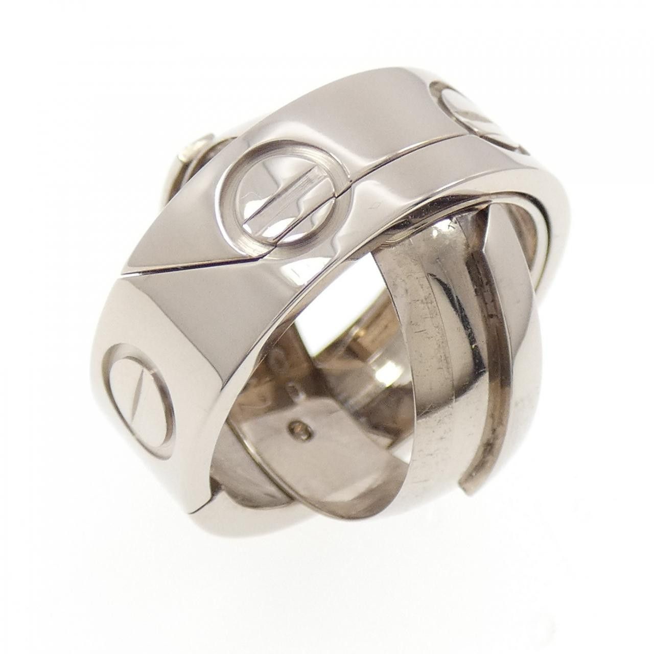 Cartier Cartier Cartier Astrolabe 750 White Gold Ring Size 12 Precious Metal Ring B40393 DUTY FREE for USA Size ONE SIZE - 3 Thumbnail