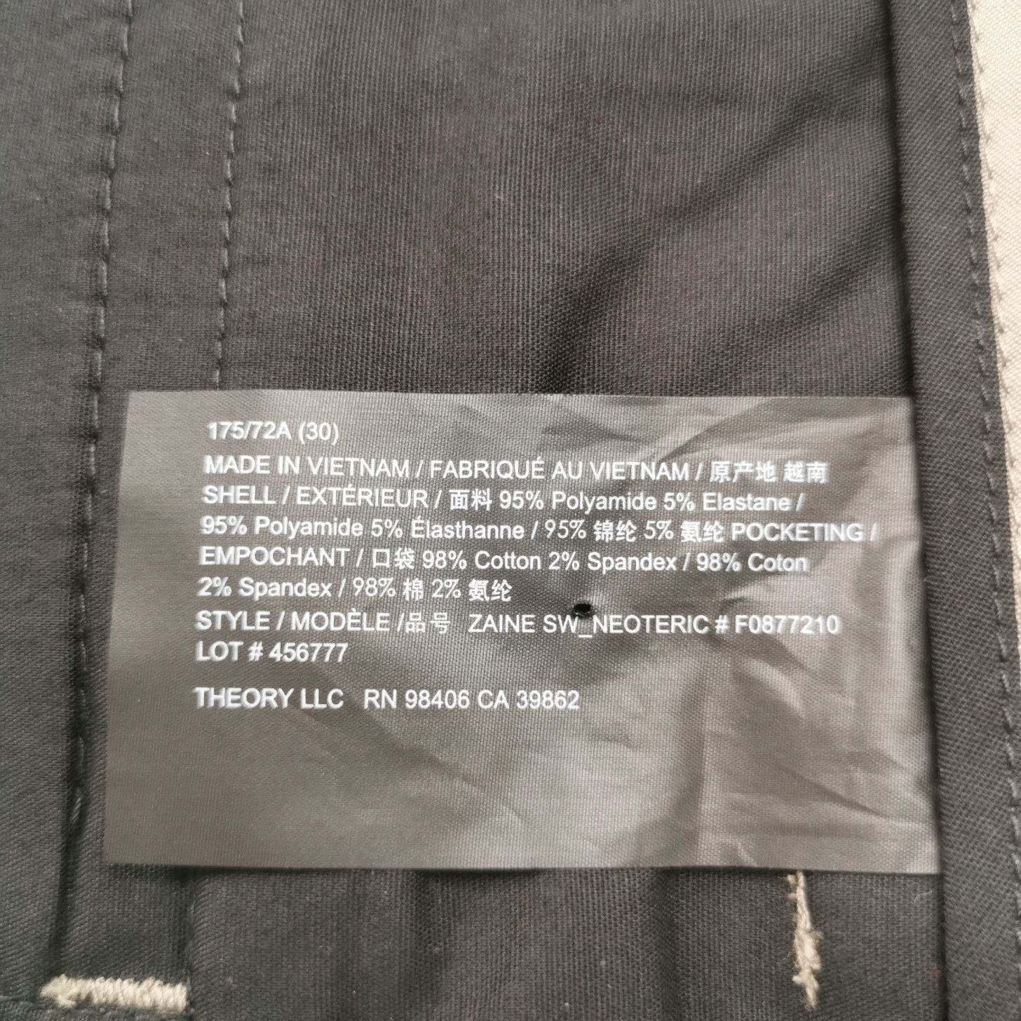 Theory Theory Zaine Neoteric Casual Pants Size 30 Size US 30 / EU 46 - 7 Thumbnail