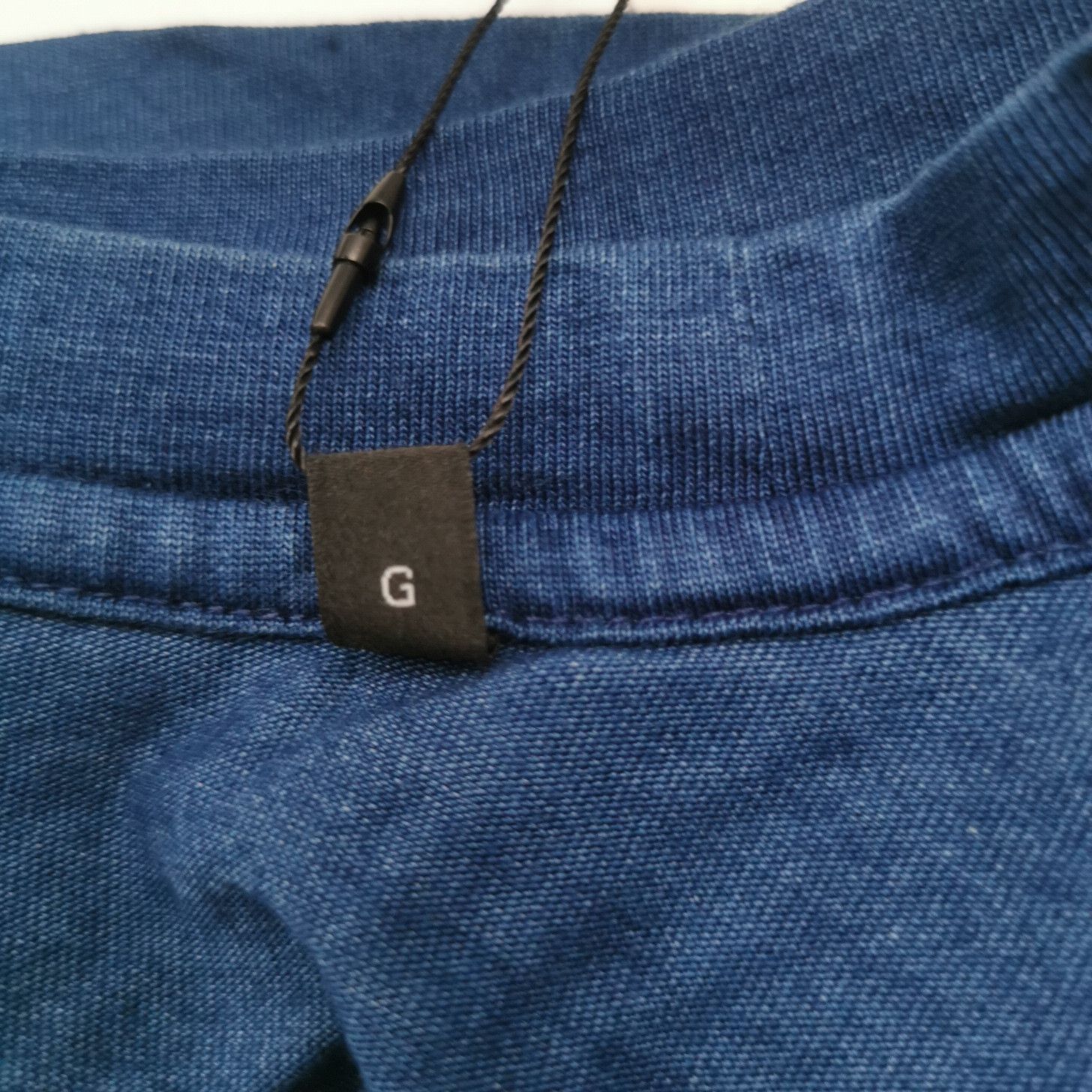 Theory Theory Indigo Cotton Modal Pocket T-Shirt Size L Size US L / EU 52-54 / 3 - 7 Thumbnail