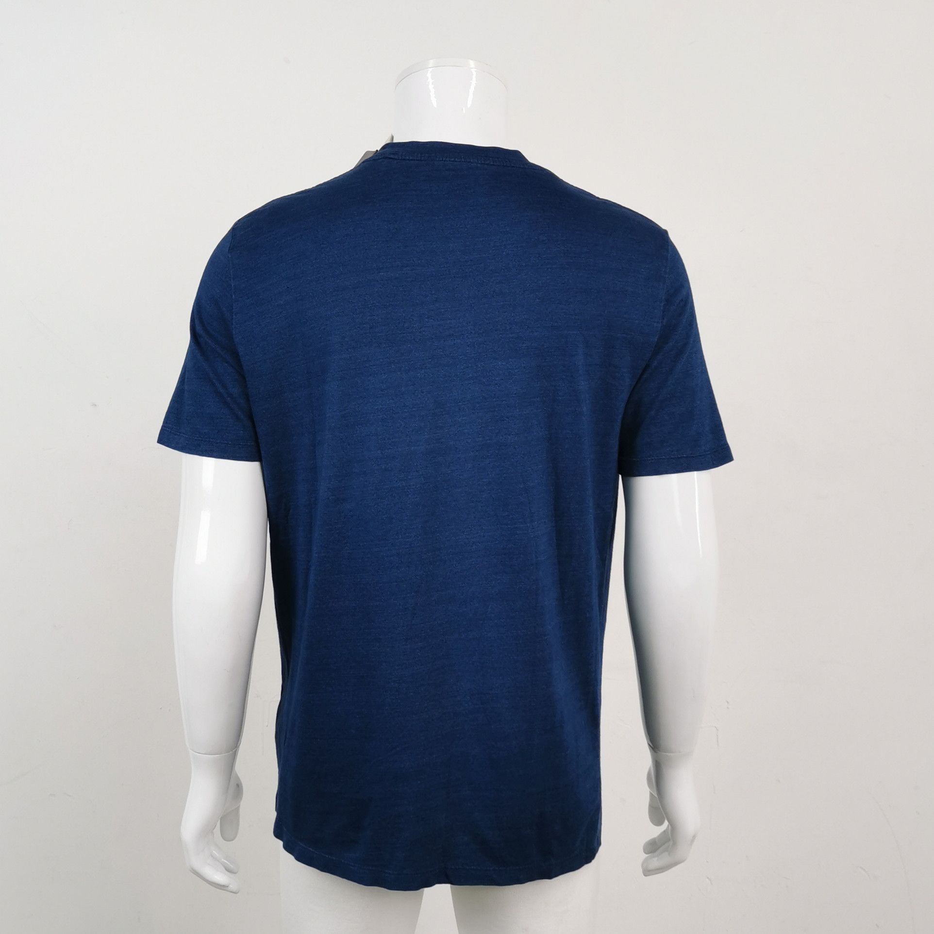 Theory Theory Indigo Cotton Modal Pocket T-Shirt Size L Size US L / EU 52-54 / 3 - 2 Thumbnail