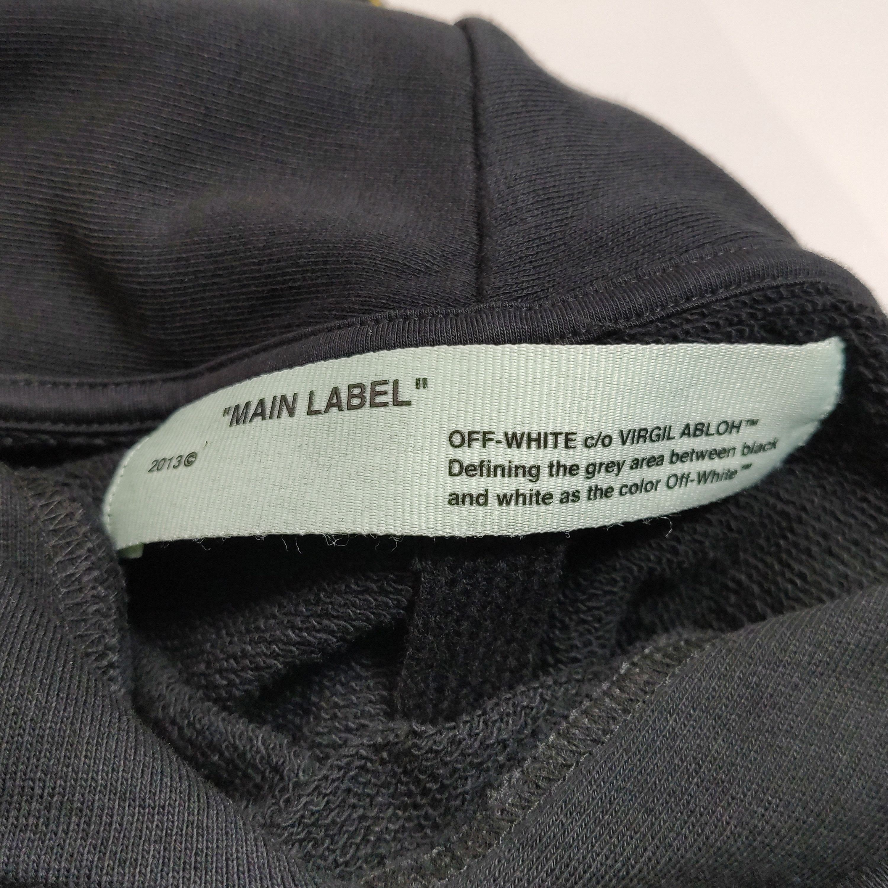 Off-White Off-White Industrial Tape Logo Hoodie US XXS Size US XXS / EU 40 - 7 Thumbnail