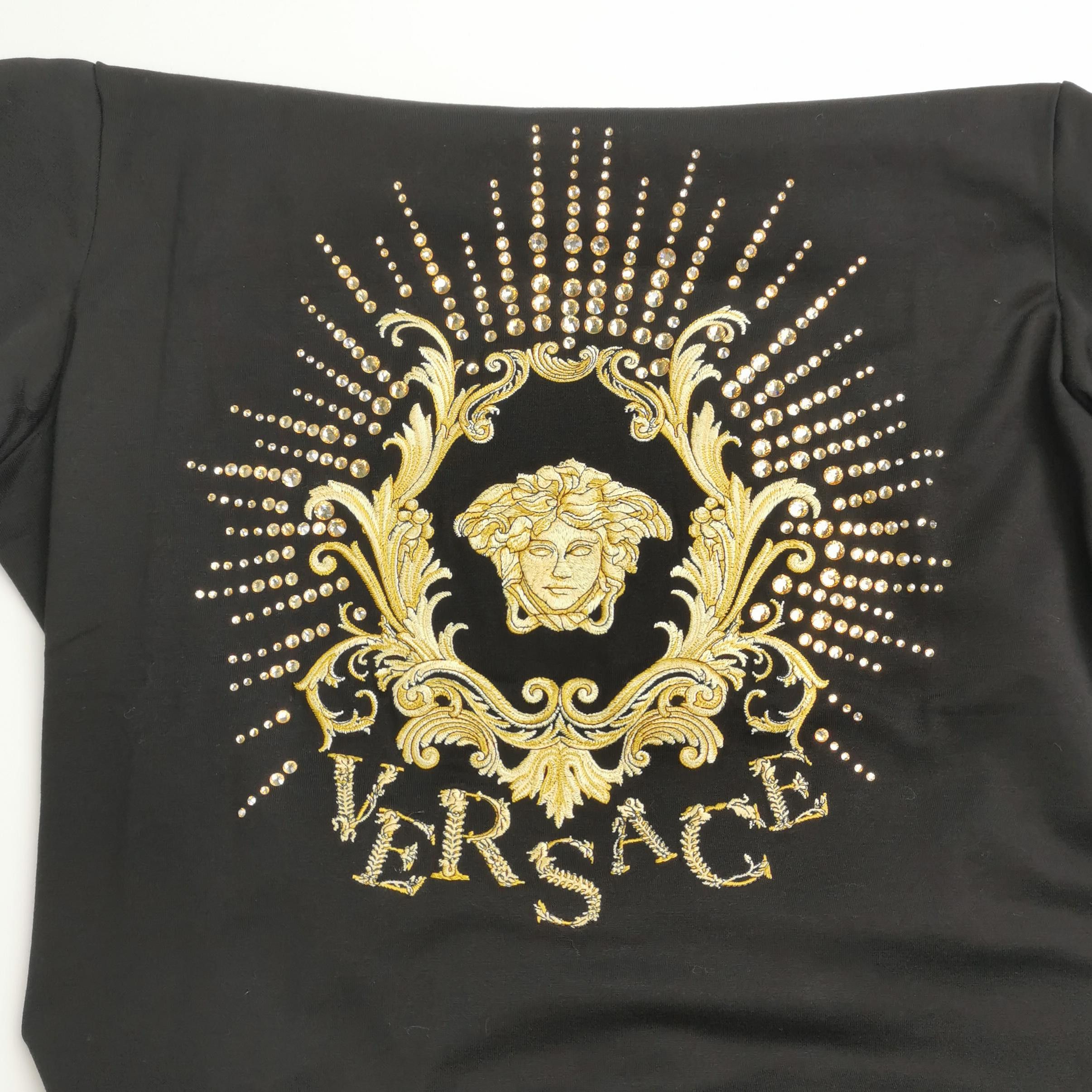 Versace Versace Crystal Medusa Logo T-Shirt Size 44 Size US S / EU 44-46 / 1 - 3 Thumbnail