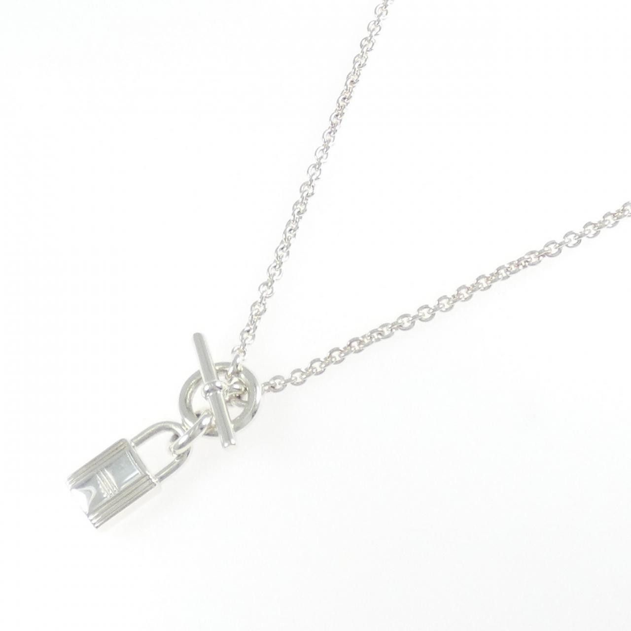 Hermes Hermes Hermes Amulette Cadenas 925 Silver Necklace Precious Metal Necklace DUTY FREE for USA Size ONE SIZE - 2 Thumbnail