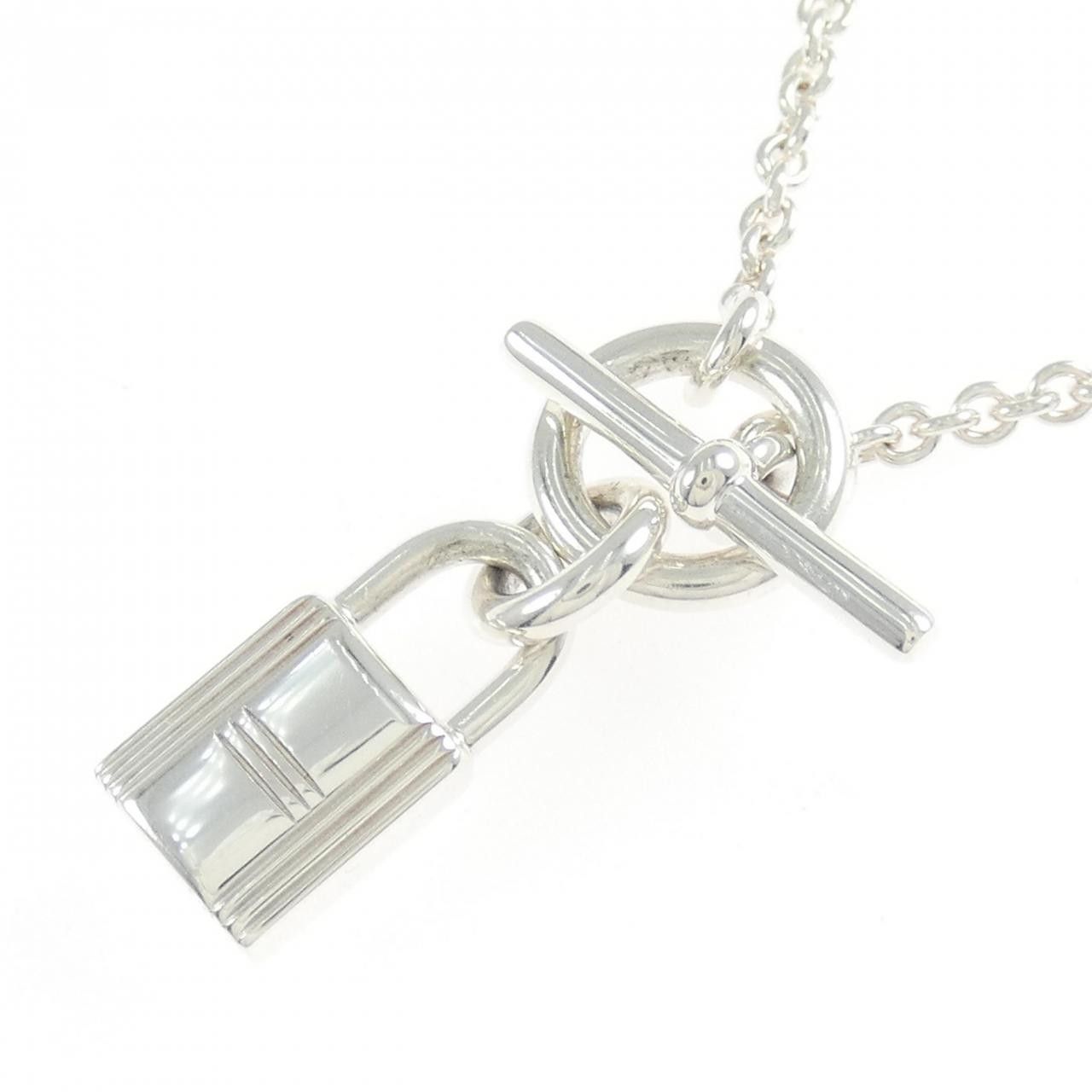 Hermes Hermes Hermes Amulette Cadenas 925 Silver Necklace Precious Metal Necklace DUTY FREE for USA Size ONE SIZE - 3 Thumbnail