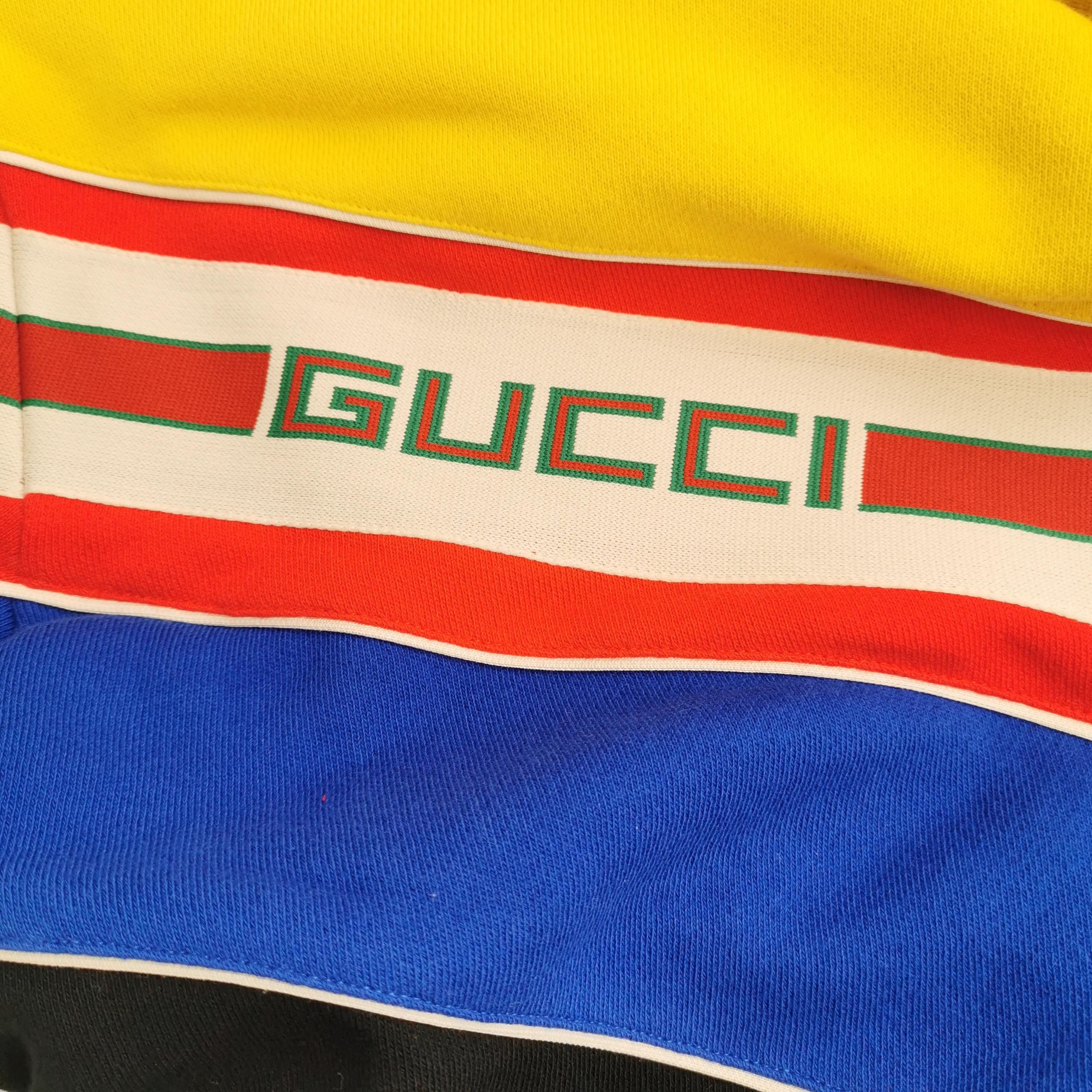Gucci Gucci Chevron Logo Sweatshirt Size S Size US S / EU 44-46 / 1 - 3 Thumbnail