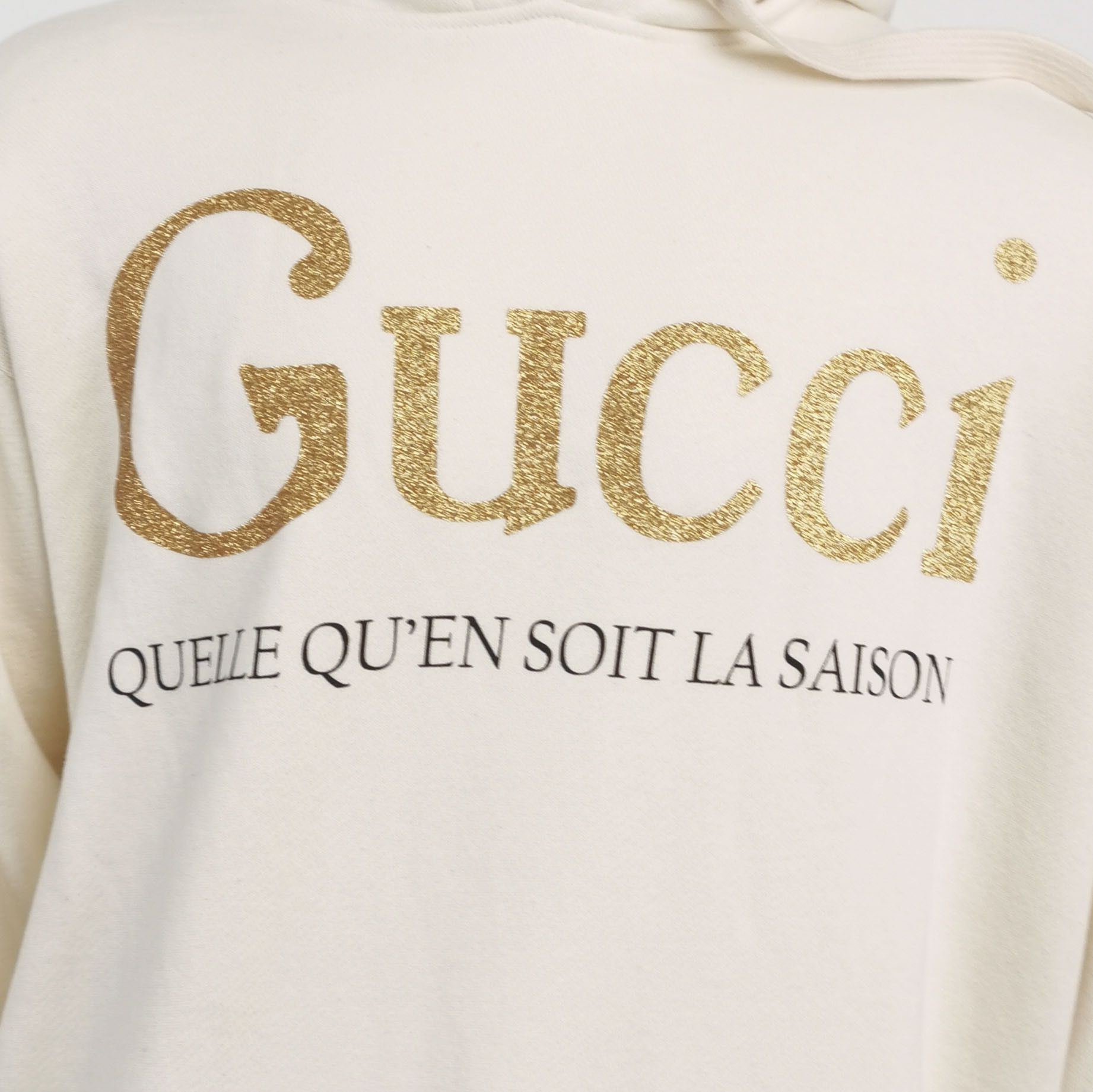 Gucci Gucci Glitter Logo Hoodie Size M Size US M / EU 48-50 / 2 - 3 Thumbnail