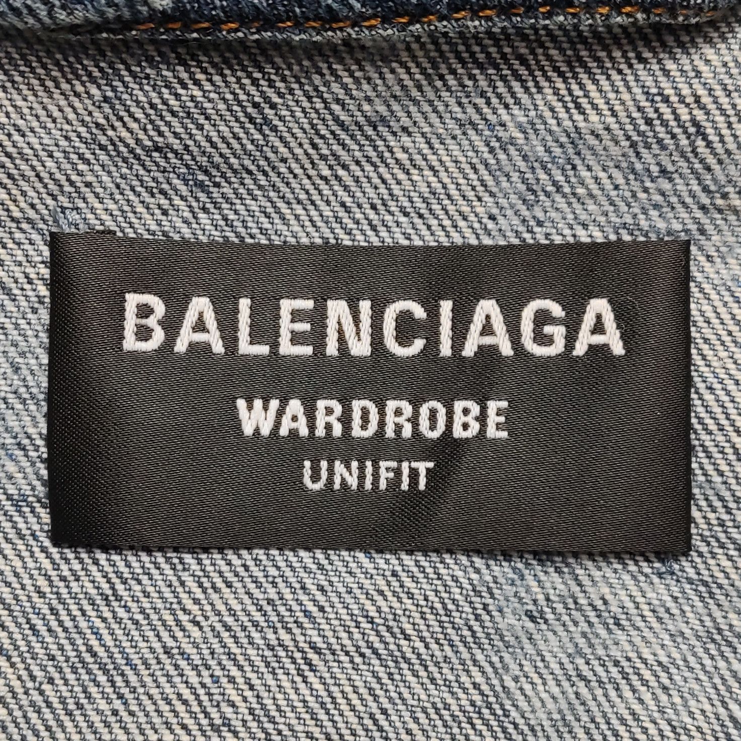 Balenciaga Balenciaga All-Over Monogram Denim Jacket Size S Size US S / EU 44-46 / 1 - 5 Thumbnail
