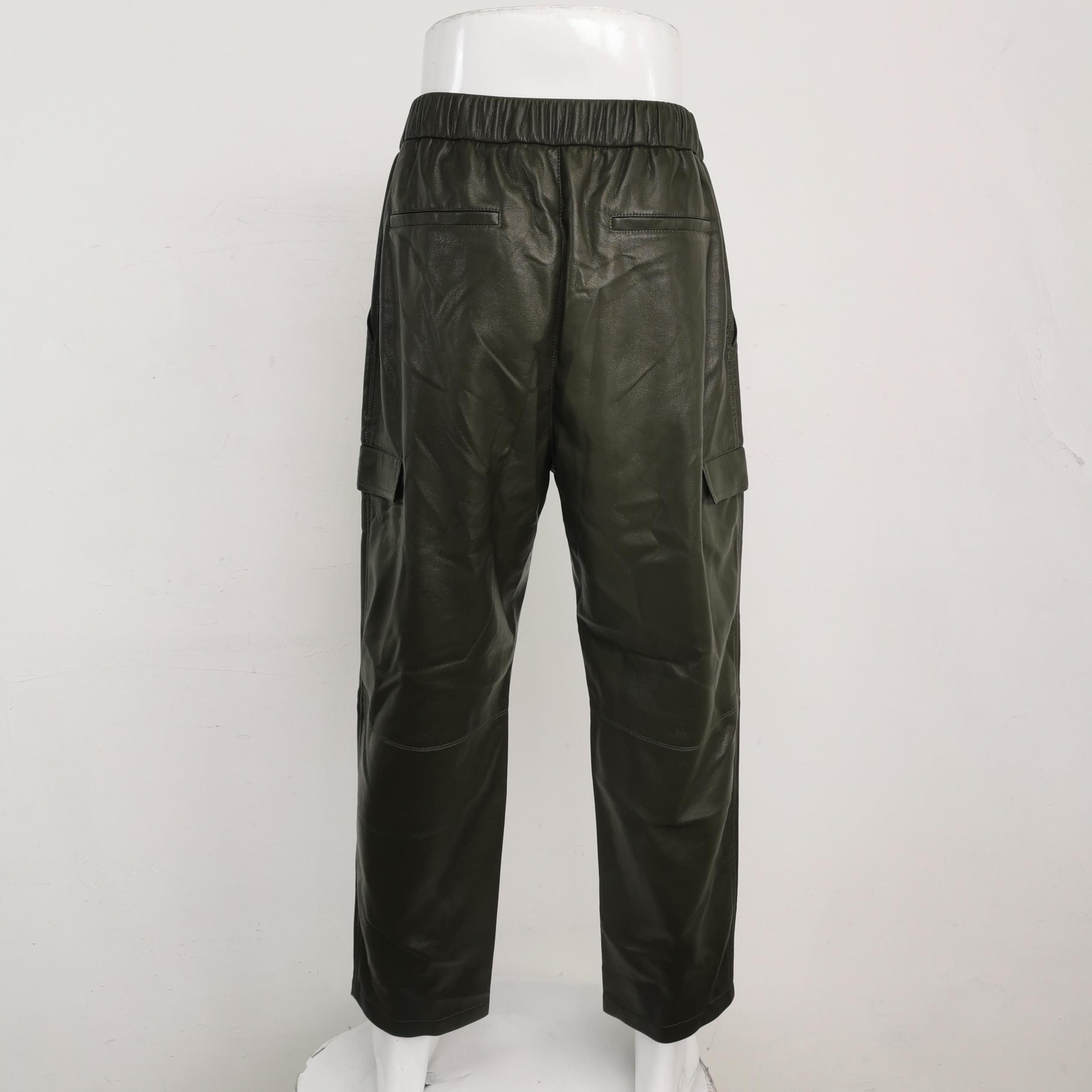 Nanushka Nanushka Faux Leather Drawstring Cargo Pants M Size US 32 / EU 48 - 2 Thumbnail