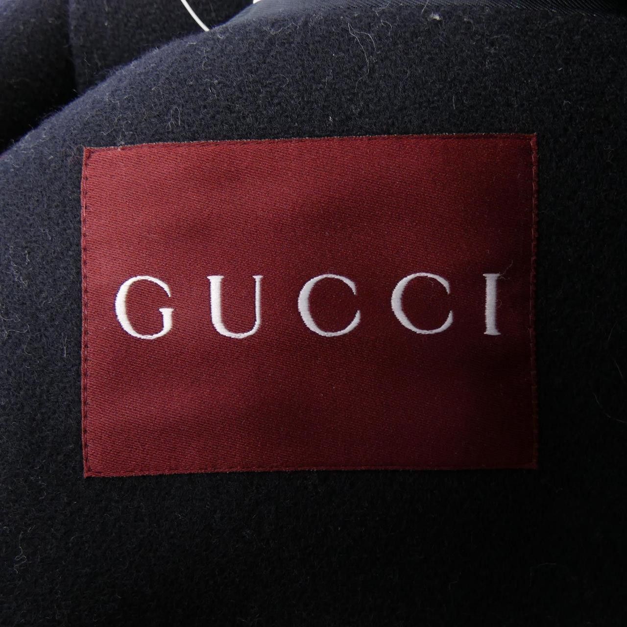 Gucci Gucci Gucci Wool Pea Coat Textile Outerwear 814502 Z8BW4 DUTY FREE for USA Size ONE SIZE - 4 Thumbnail