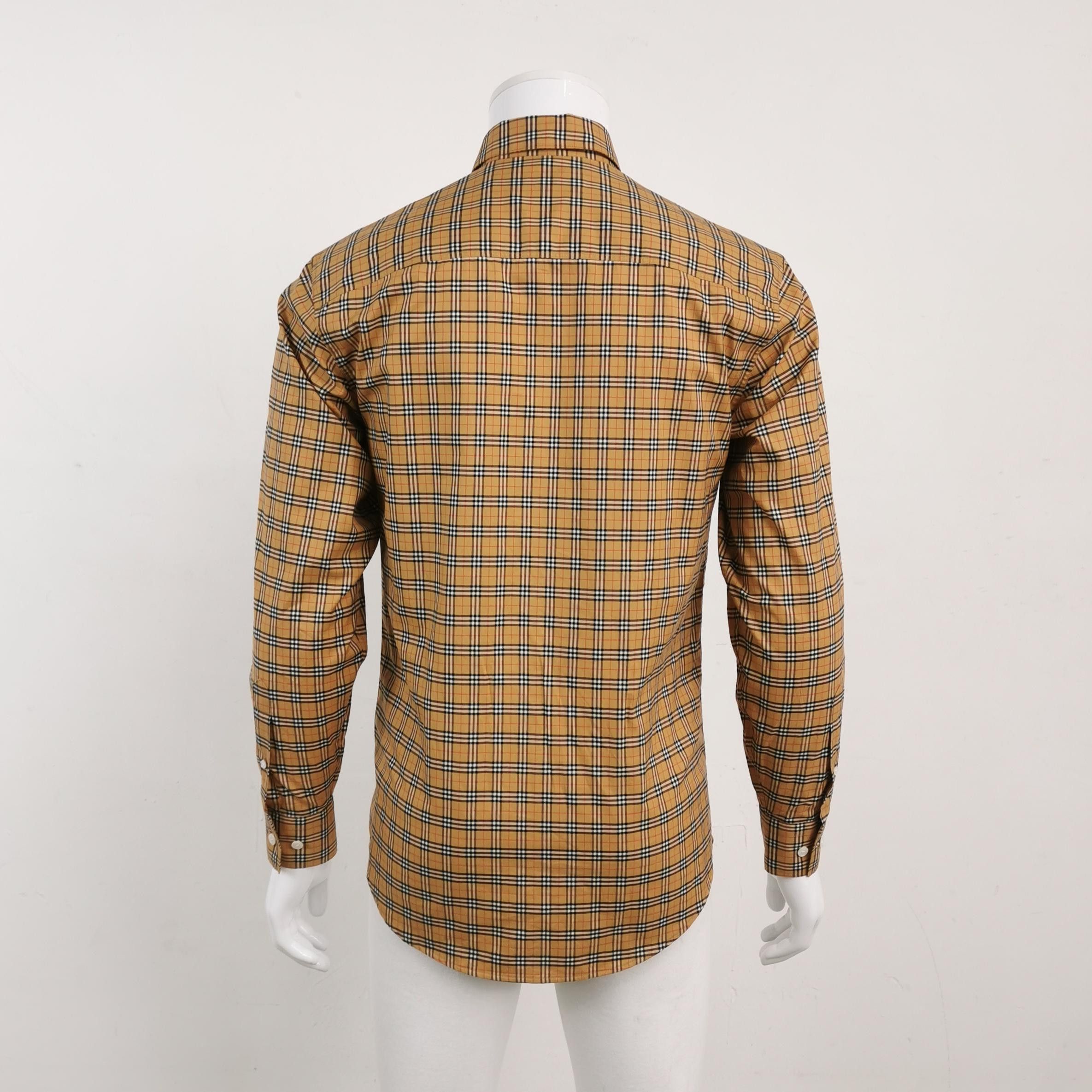 Burberry Burberry Check Cotton Button Up Shirt XS Size US XS / EU 42 / 0 - 2 Thumbnail