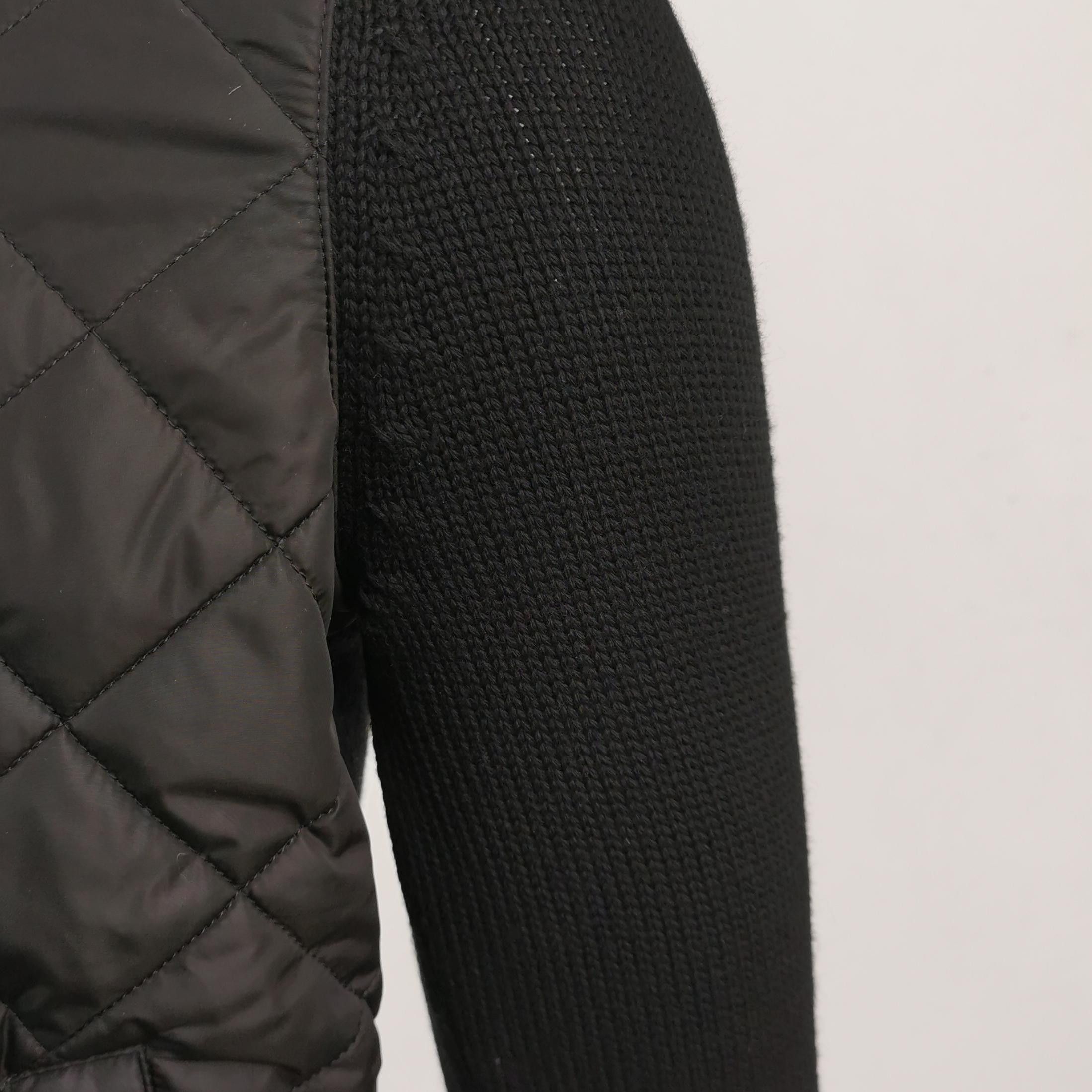 Prada Prada Quilted Mixed Media Zip Cardigan 46 Size US S / EU 44-46 / 1 - 3 Thumbnail
