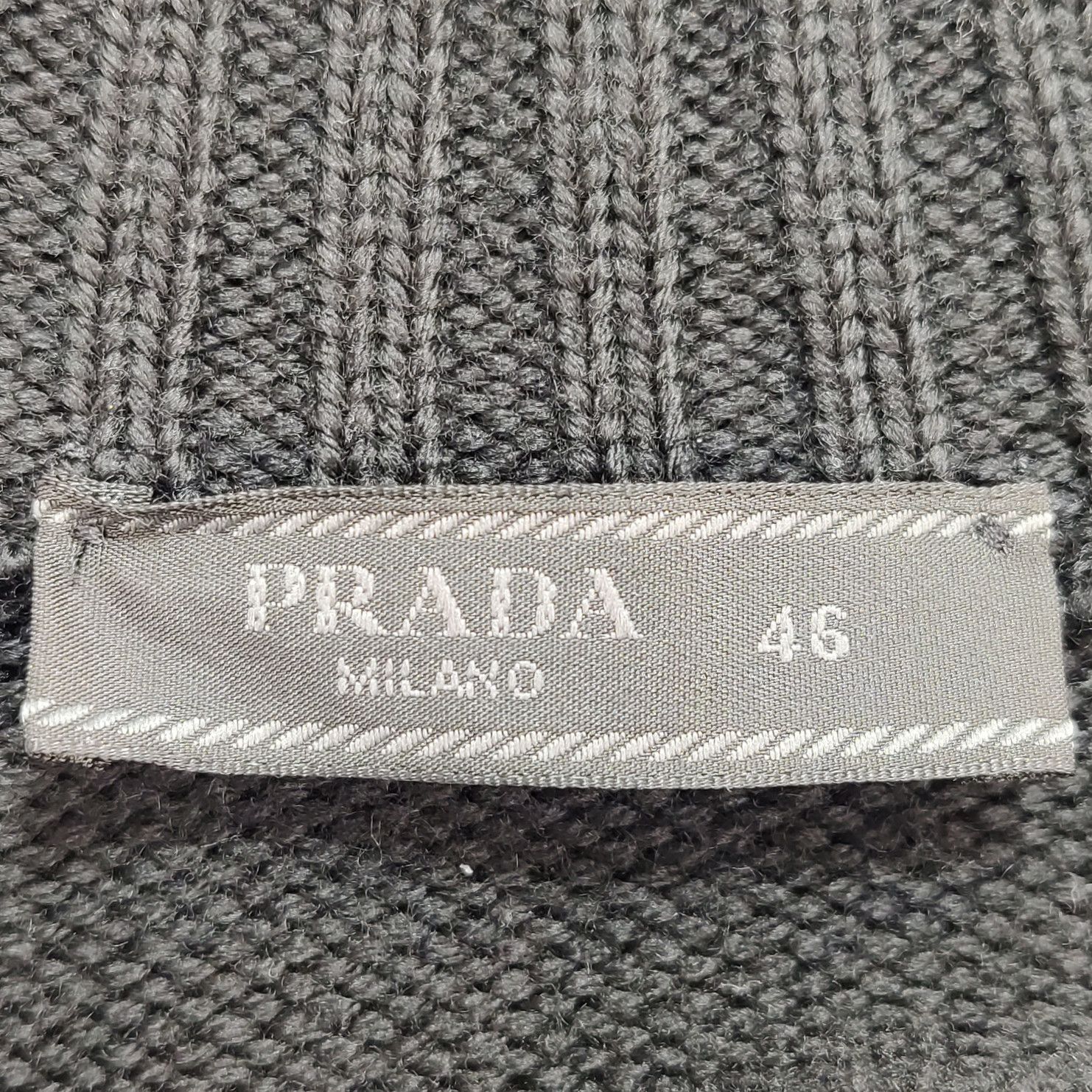 Prada Prada Quilted Mixed Media Zip Cardigan 46 Size US S / EU 44-46 / 1 - 5 Thumbnail