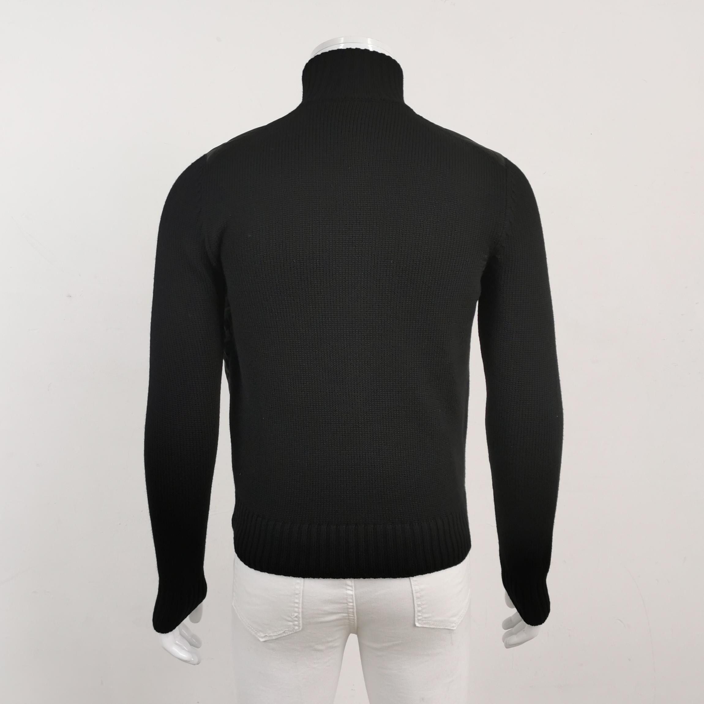 Prada Prada Quilted Mixed Media Zip Cardigan 46 Size US S / EU 44-46 / 1 - 2 Thumbnail