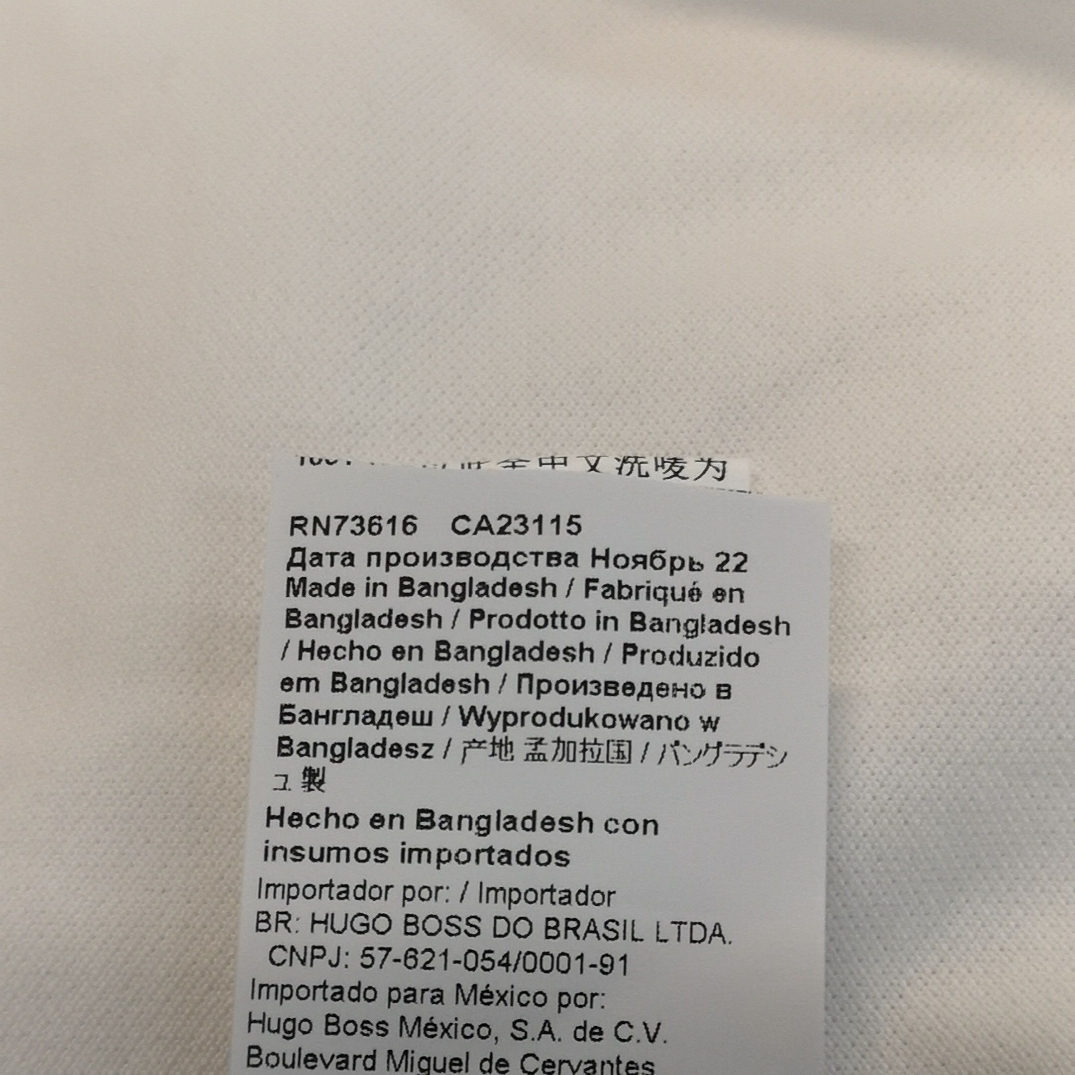 Hugo Boss Hugo Boss Regular Fit Logo Polo Shirt White XXL Size US XXL / EU 58 / 5 - 9 Thumbnail