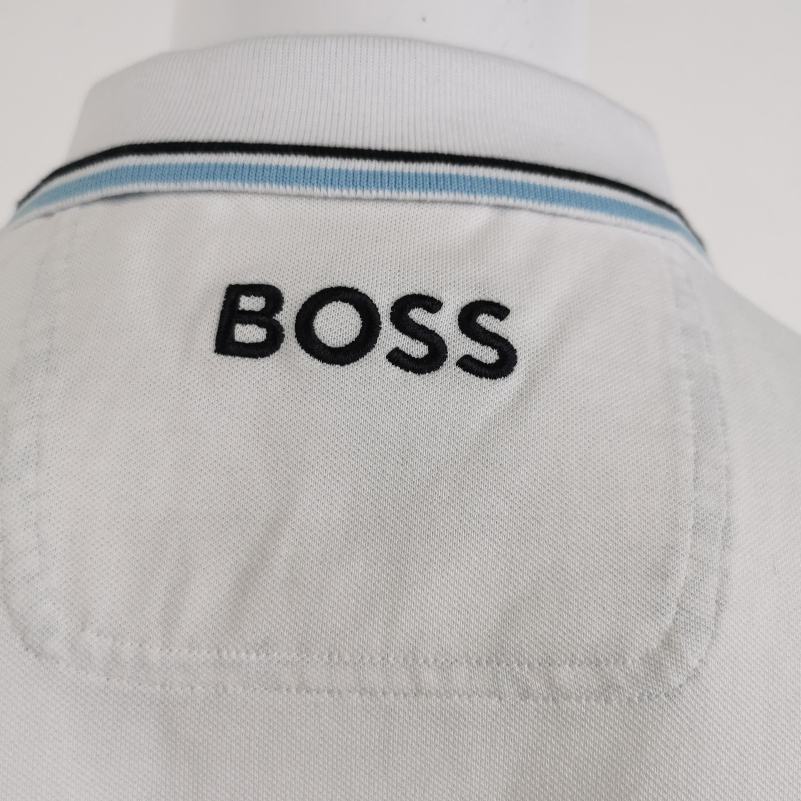 Hugo Boss Hugo Boss Regular Fit Logo Polo Shirt White XXL Size US XXL / EU 58 / 5 - 3 Thumbnail