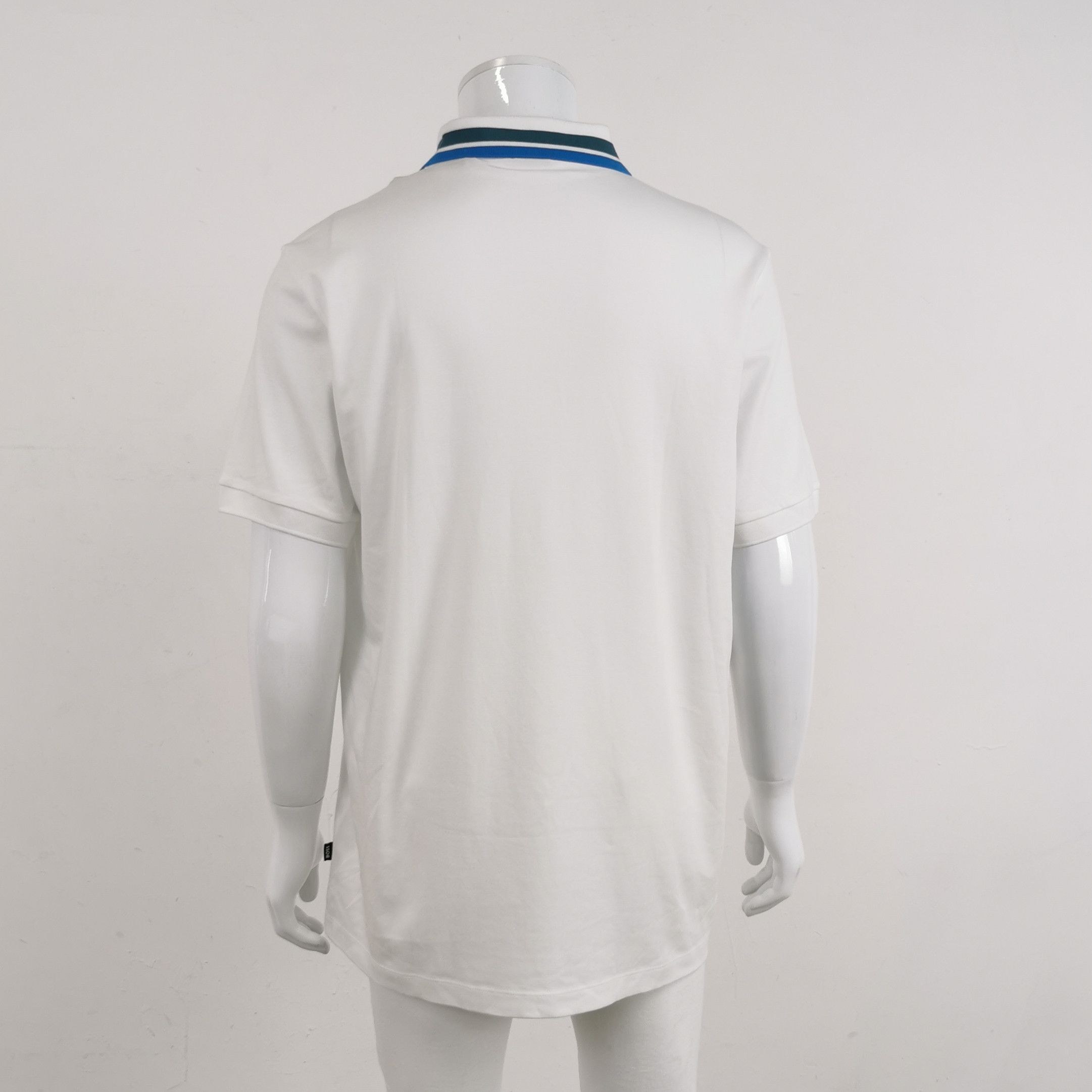Hugo Boss Hugo Boss Contrast Collar Cotton Polo Shirt XXL Size US XXL / EU 58 / 5 - 2 Thumbnail