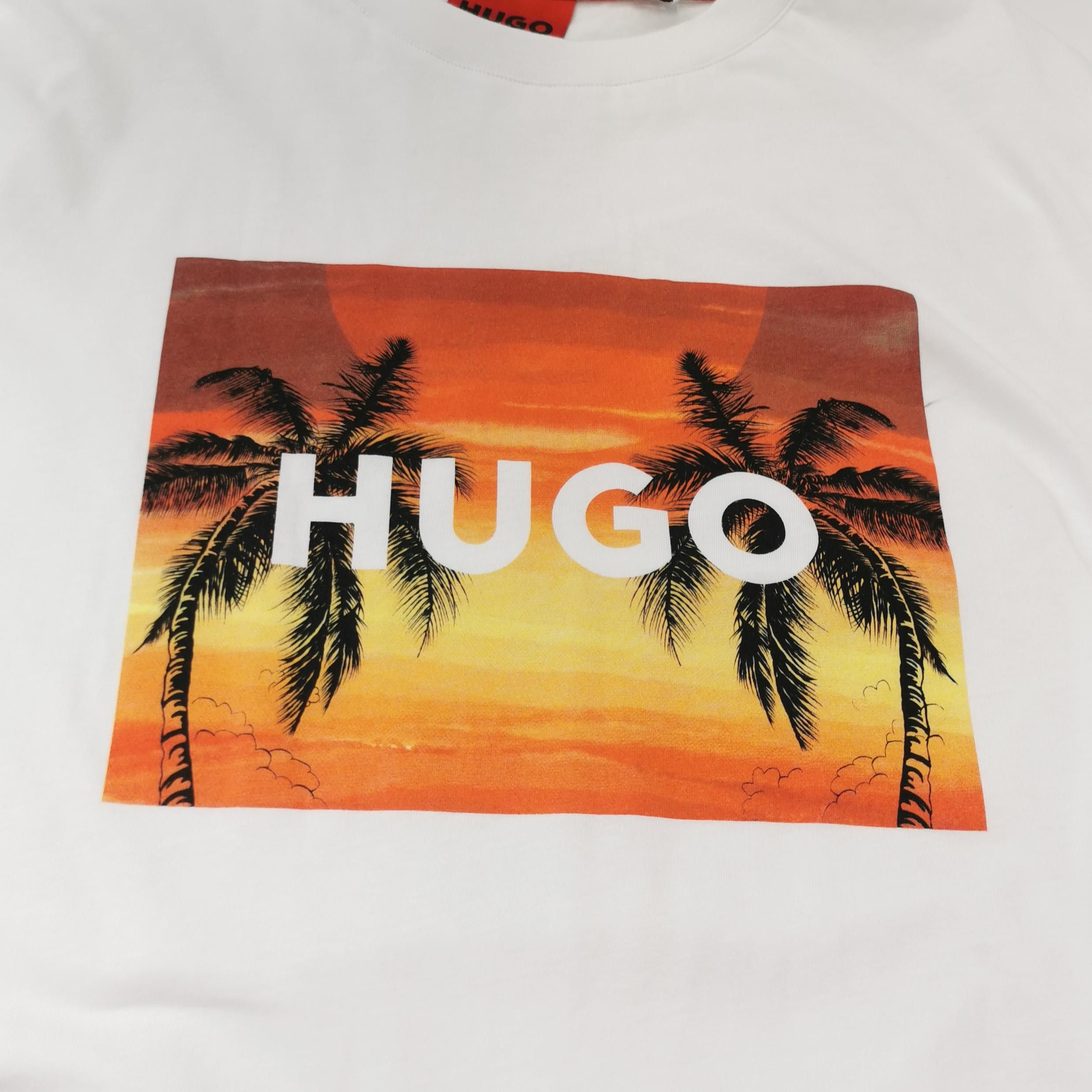 Hugo Boss HUGO Palm Tree Graphic T-Shirt L Size US L / EU 52-54 / 3 - 3 Thumbnail
