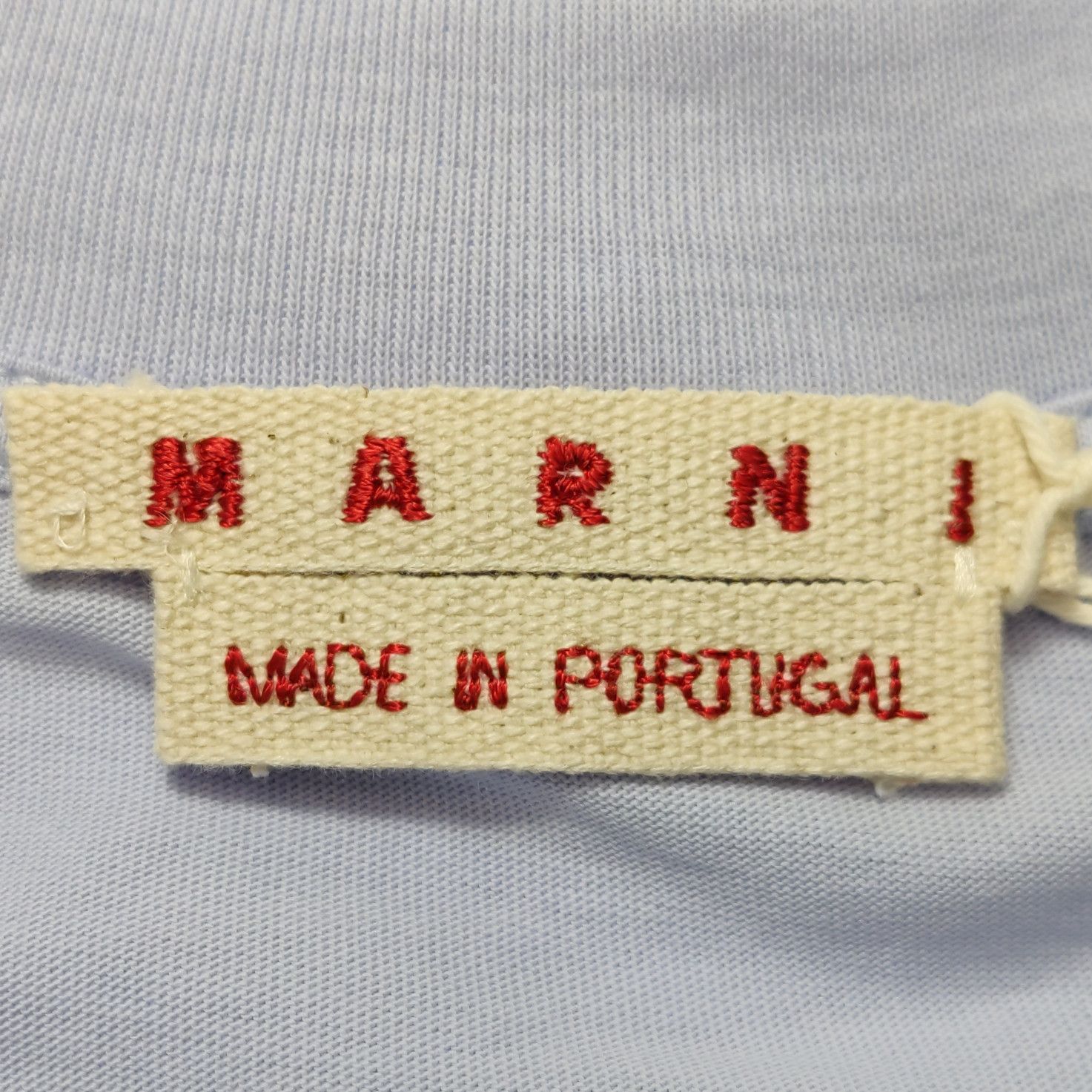 Marni Marni Logo T-Shirt Blue Size 54 Size US L / EU 52-54 / 3 - 5 Thumbnail