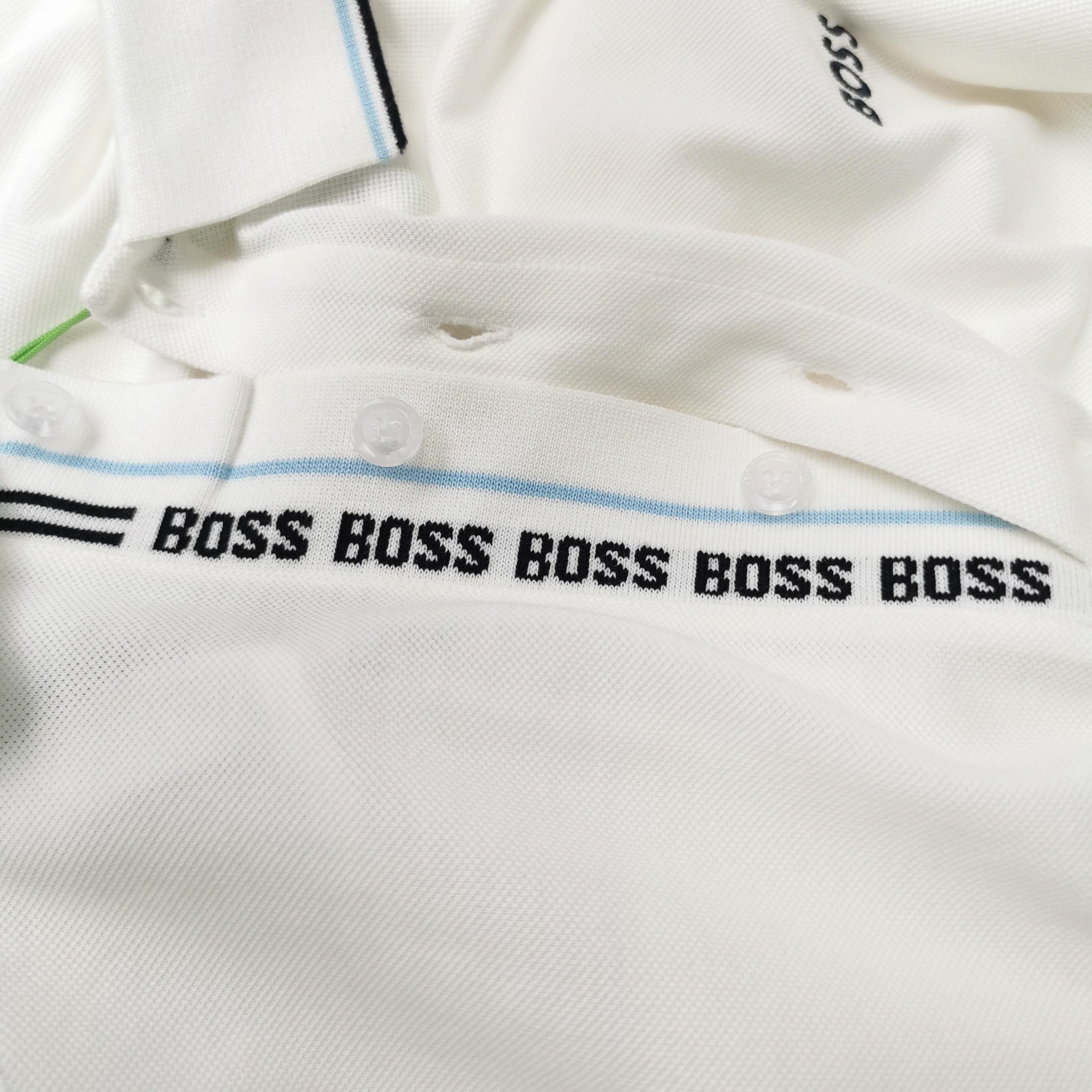Hugo Boss Hugo Boss Pima Cotton Logo Polo Shirt XXL Size US XXL / EU 58 / 5 - 4 Thumbnail