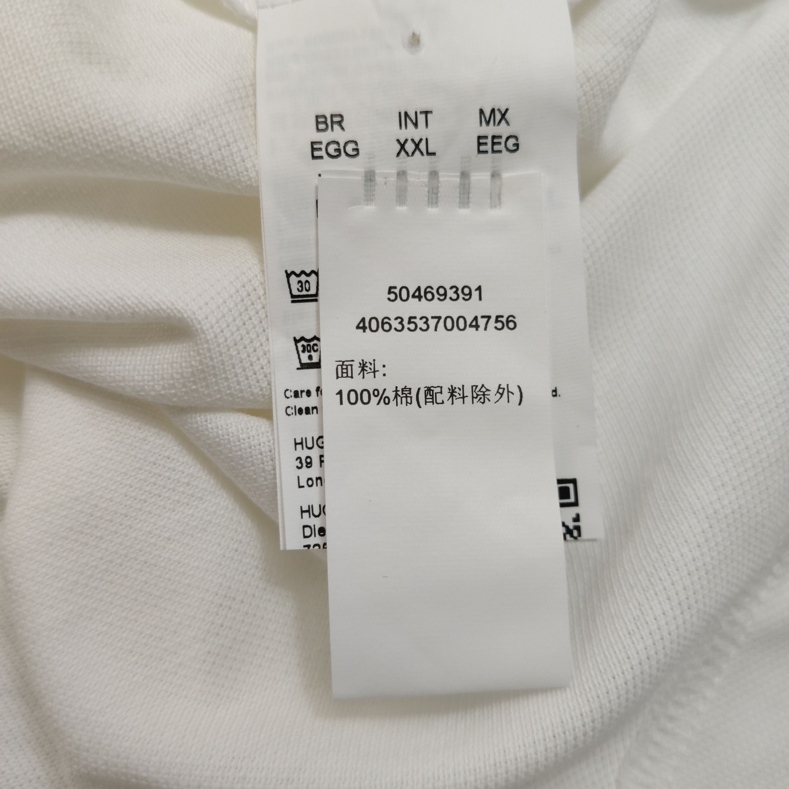 Hugo Boss Hugo Boss Pima Cotton Logo Polo Shirt XXL Size US XXL / EU 58 / 5 - 9 Thumbnail
