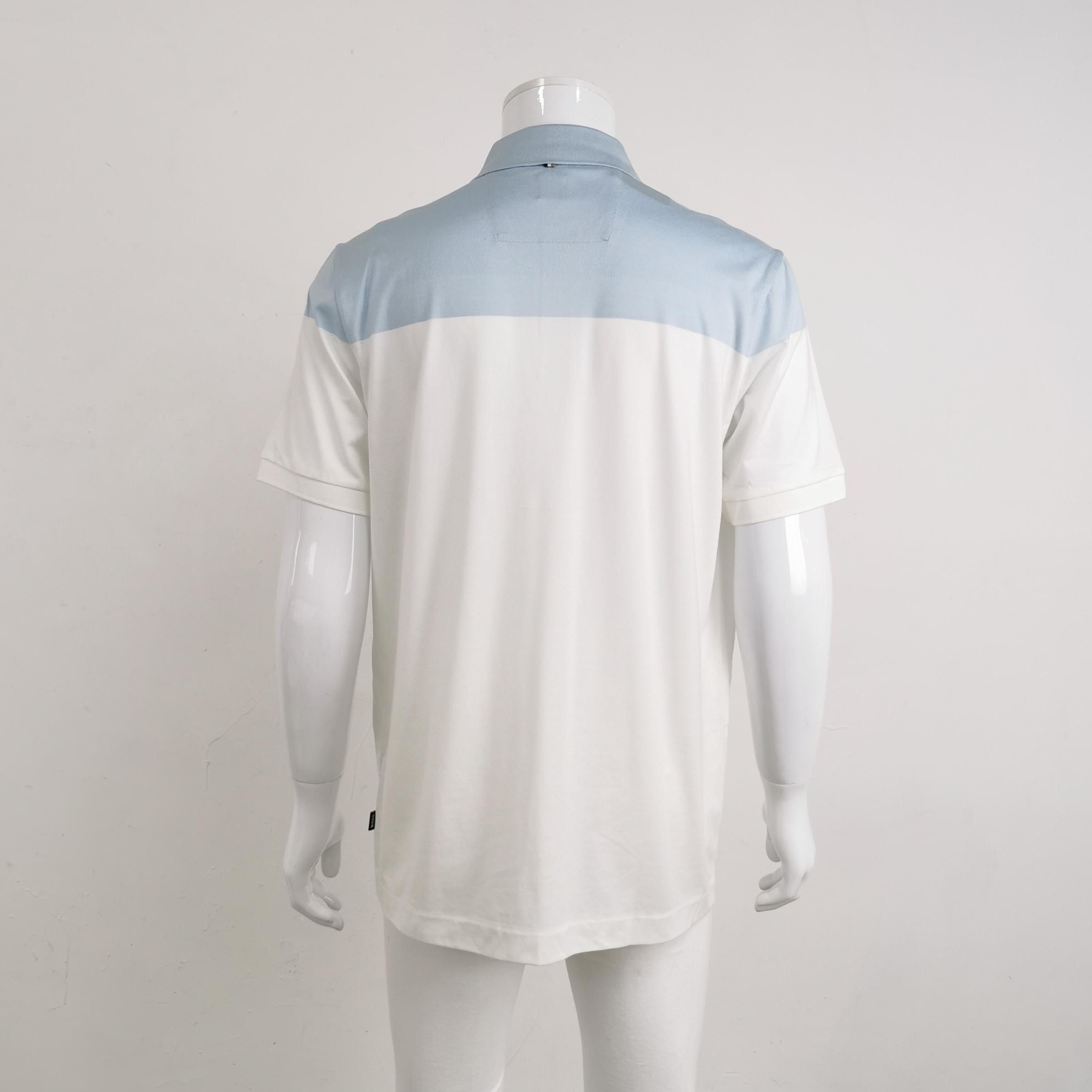 Hugo Boss Hugo Boss Colorblock Cotton Polo Shirt XL Size US XL / EU 56 / 4 - 2 Thumbnail