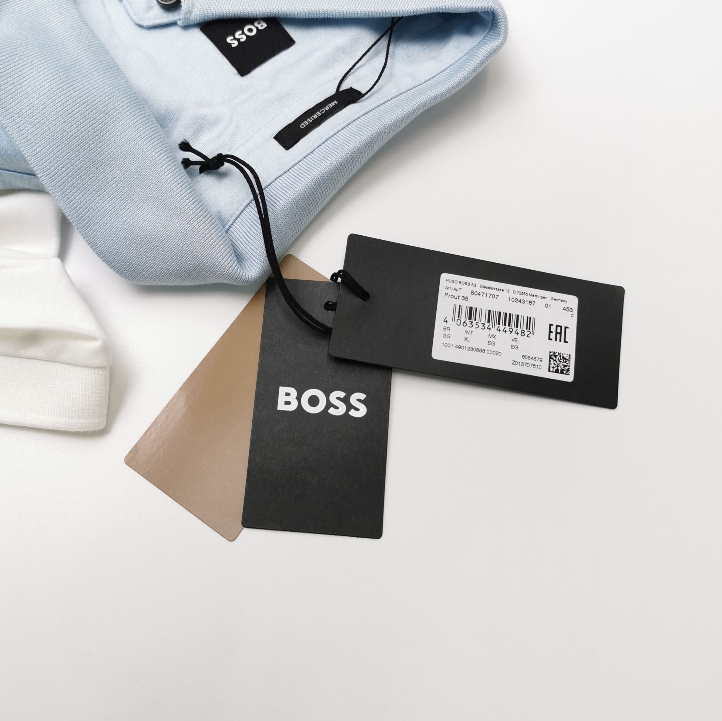 Hugo Boss Hugo Boss Colorblock Cotton Polo Shirt XL Size US XL / EU 56 / 4 - 6 Thumbnail