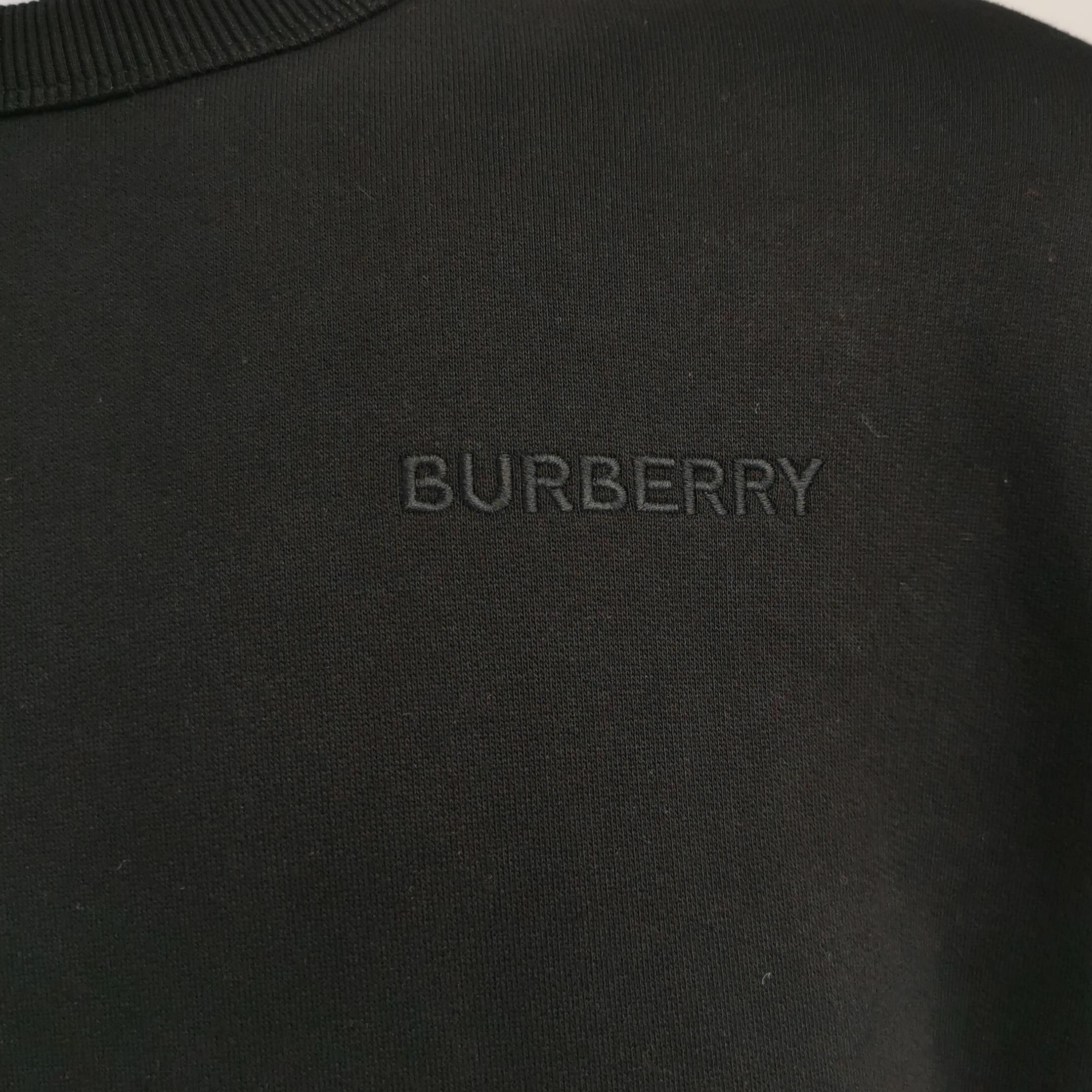 Burberry Burberry Tonal Logo Embroidered Sweatshirt US M Size US M / EU 48-50 / 2 - 3 Thumbnail
