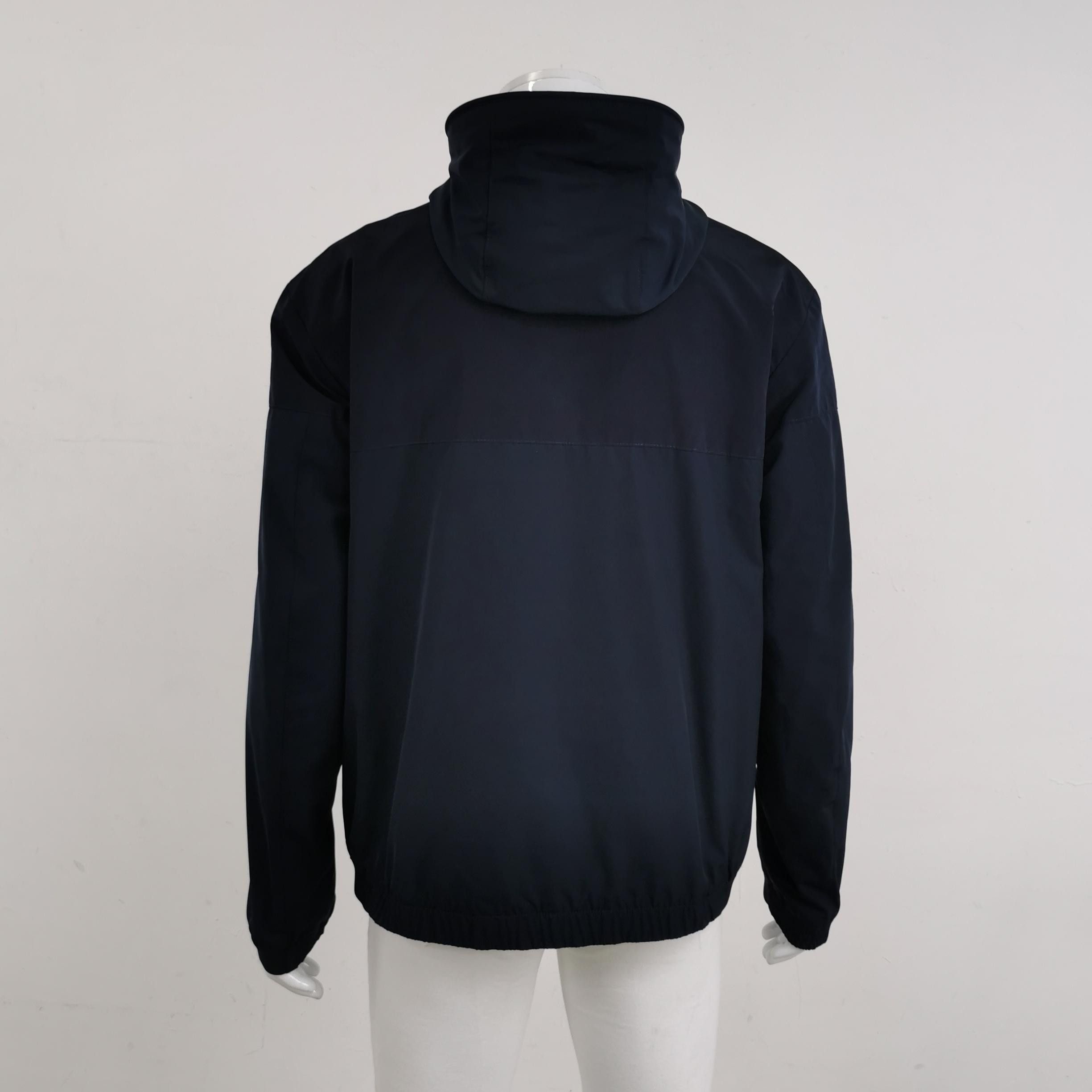 Hugo Boss BOSS Navy Hooded Zip-Up Light Jacket Size 52 Size US L / EU 52-54 / 3 - 2 Thumbnail