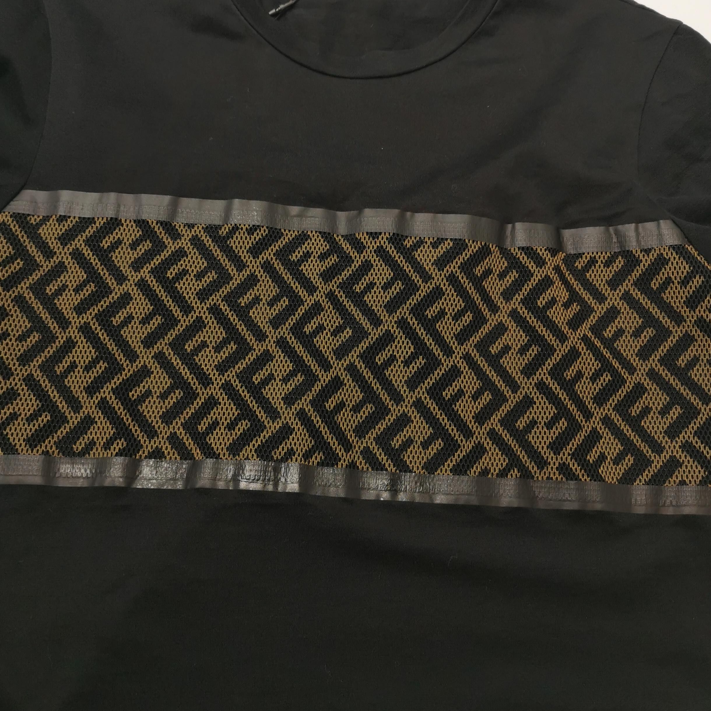 Fendi Fendi FF Monogram Cotton T-Shirt US M Size US M / EU 48-50 / 2 - 3 Thumbnail