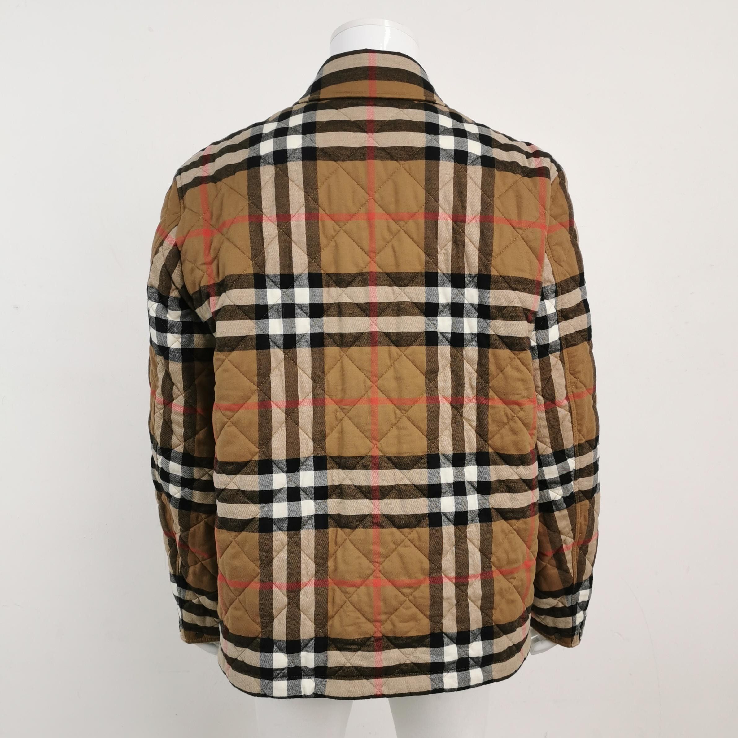 Burberry Burberry Check Quilted Jacket XL Size US XL / EU 56 / 4 - 2 Thumbnail