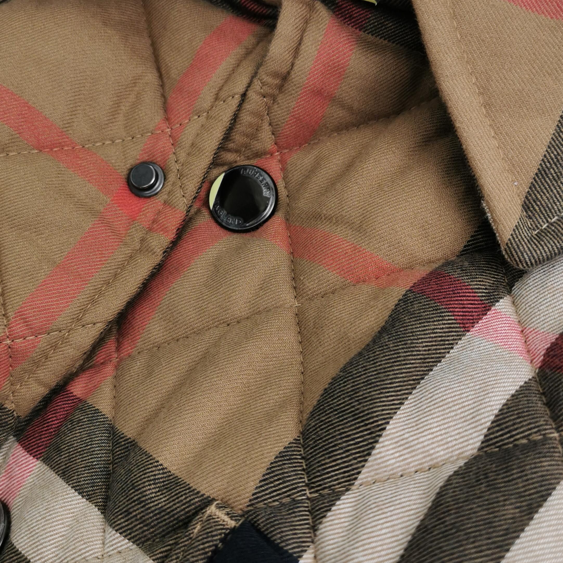 Burberry Burberry Quilted Contrast Check Jacket XL Size US XL / EU 56 / 4 - 3 Thumbnail