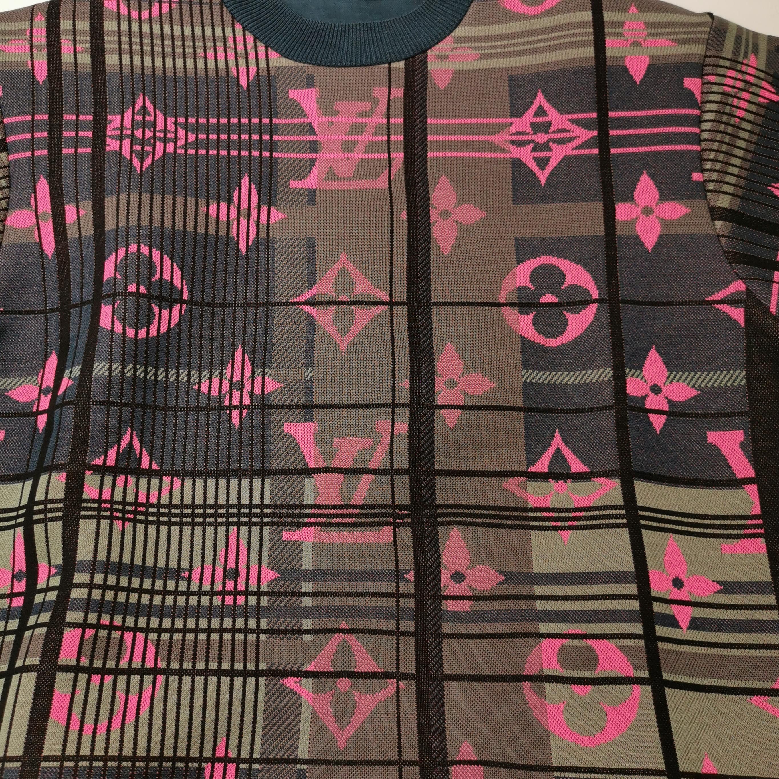 Louis Vuitton Louis Vuitton Monogram Plaid Sweatshirt Size S Size US S / EU 44-46 / 1 - 3 Thumbnail