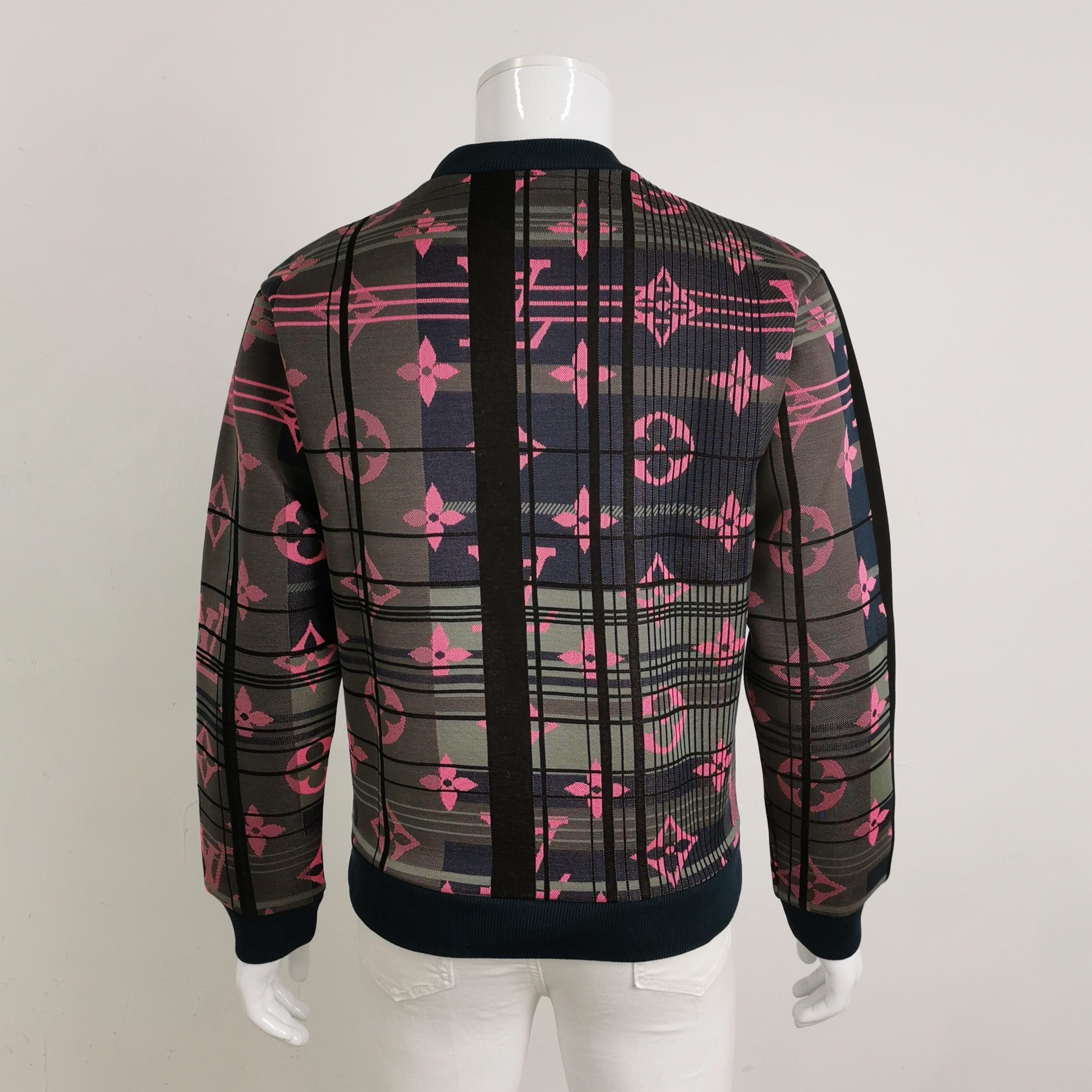 Louis Vuitton Louis Vuitton Monogram Plaid Sweatshirt Size S Size US S / EU 44-46 / 1 - 2 Thumbnail