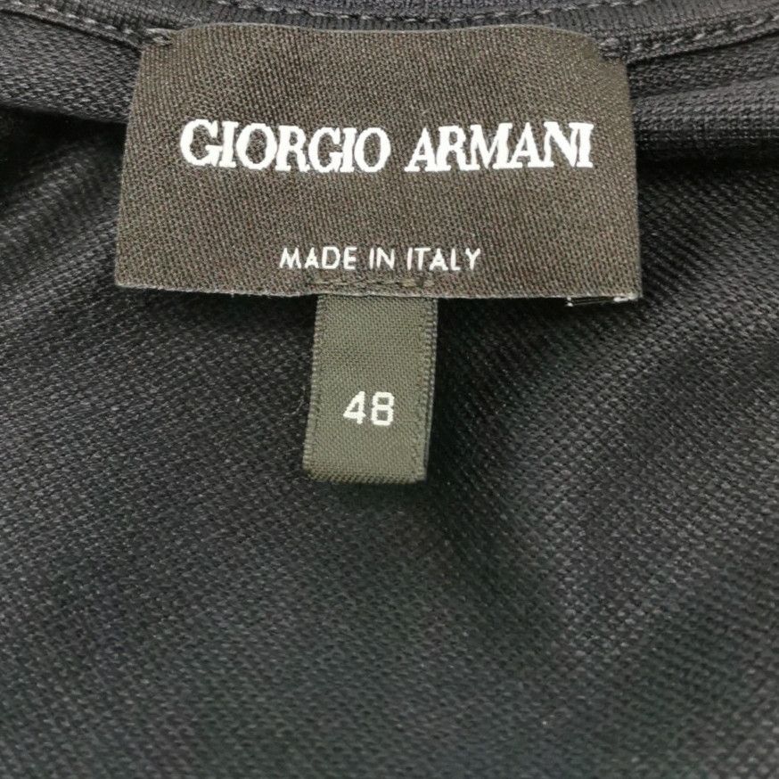 Giorgio Armani Giorgio Armani Silk Blend Logo T-Shirt 48 Size US M / EU 48-50 / 2 - 5 Thumbnail