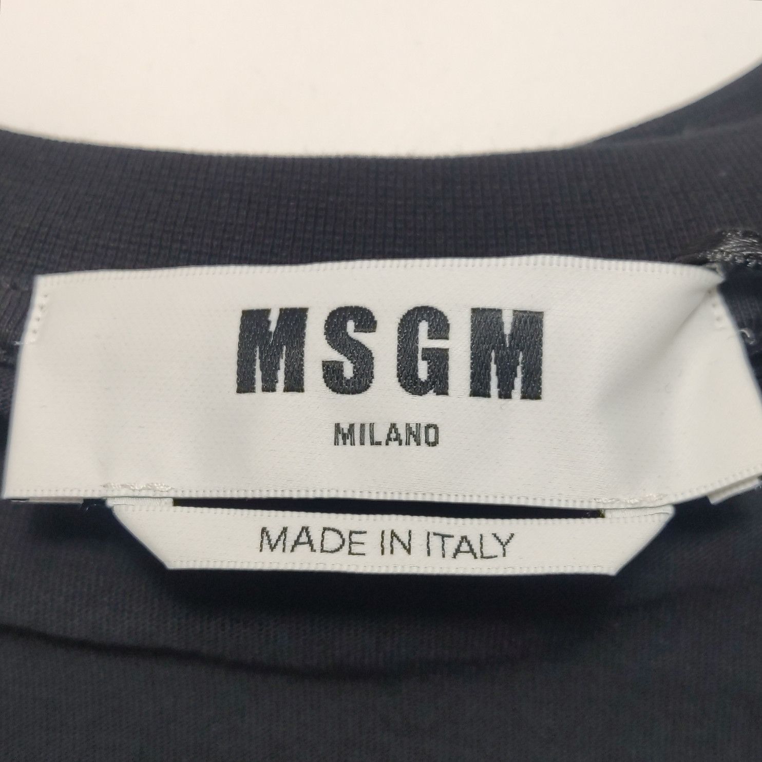 MSGM MSGM Logo Print Cotton T-Shirt M Size US M / EU 48-50 / 2 - 5 Thumbnail