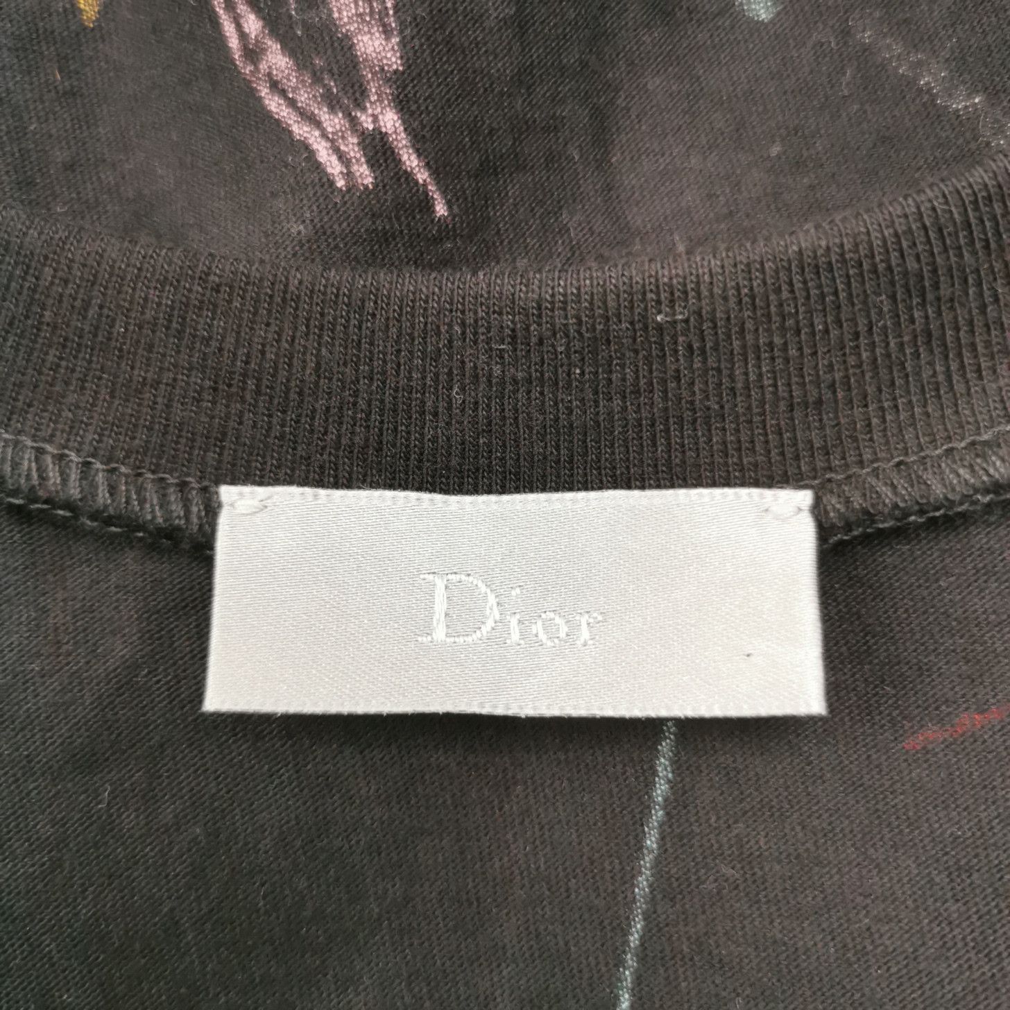Dior Dior Scribble Print Cotton T-Shirt XXS Size US XXS / EU 40 - 4 Thumbnail