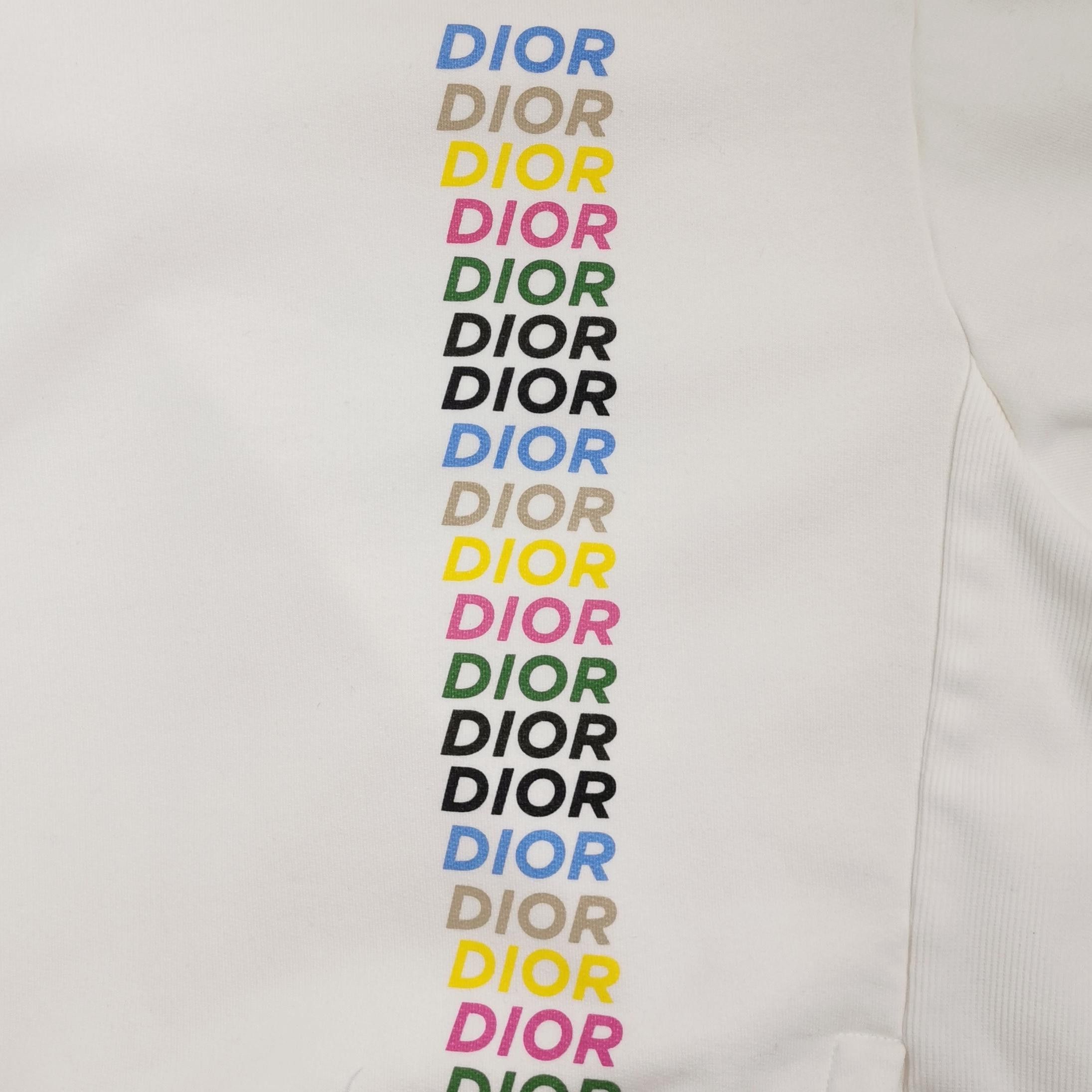 Dior Dior Multi-Color Logo Hoodie Size M Size US M / EU 48-50 / 2 - 3 Thumbnail