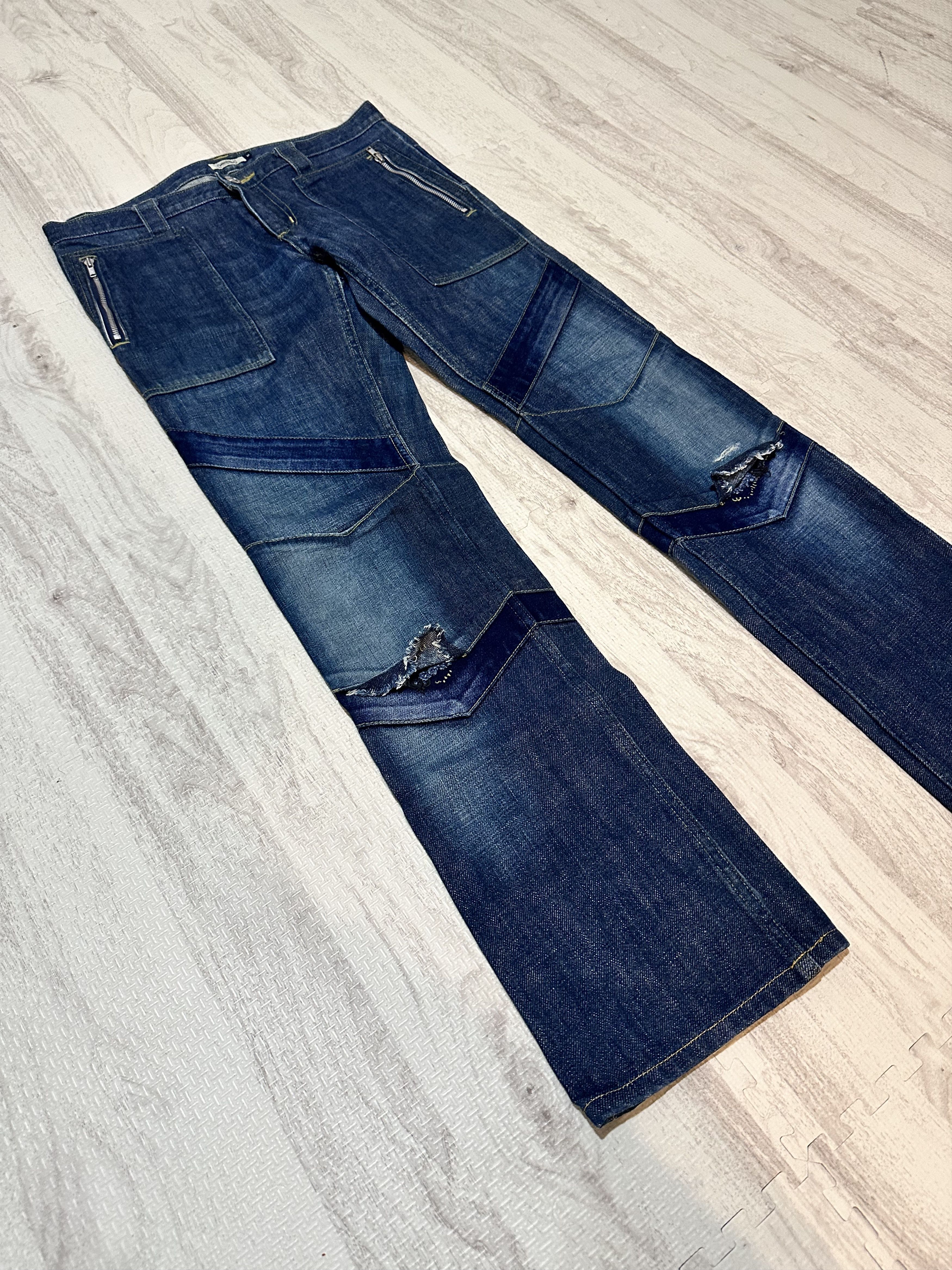 UNDERCOVER Straight Denim Pants Indigo Cotton M