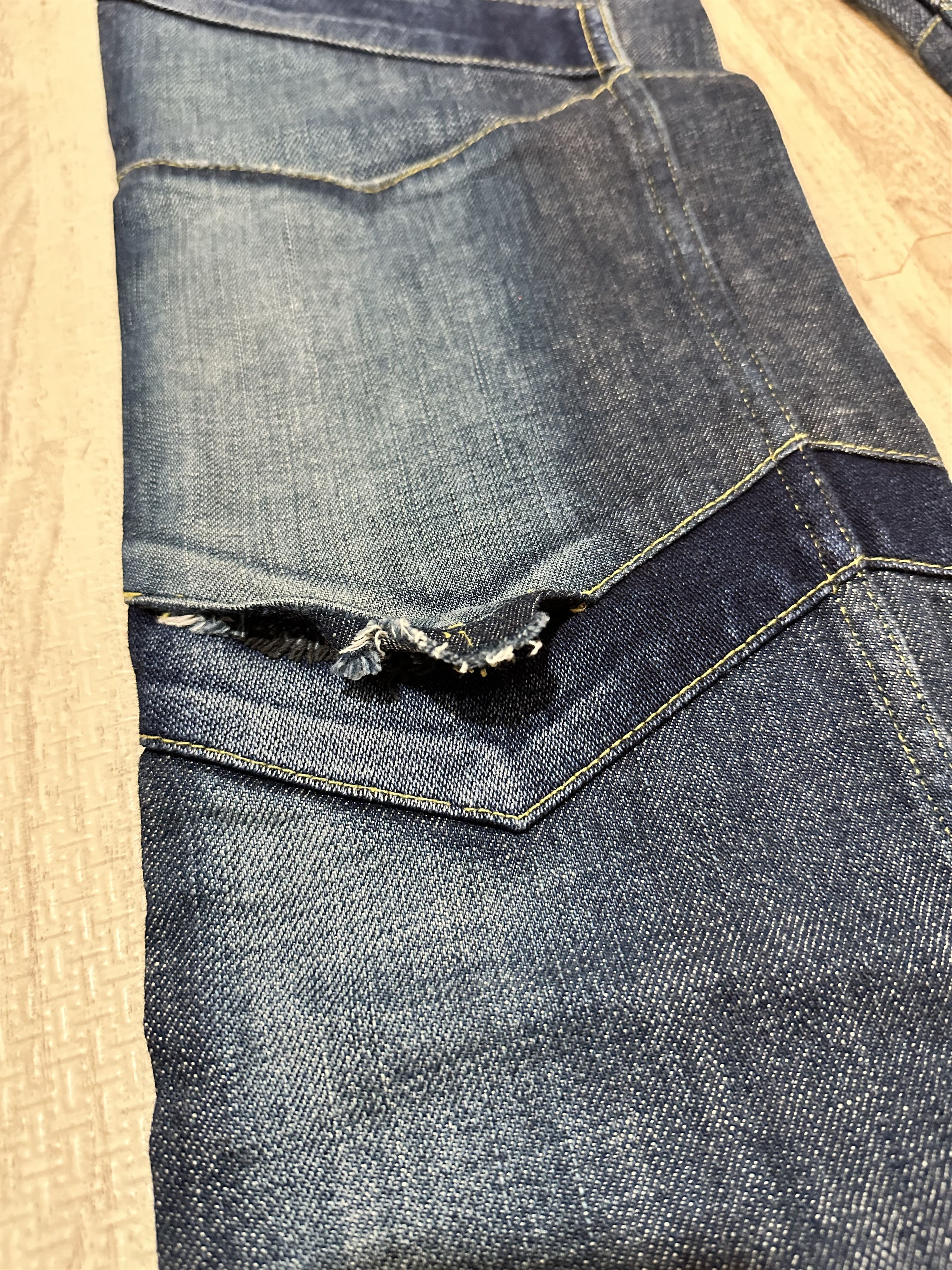 UNDERCOVER Straight Denim Pants Indigo Cotton M