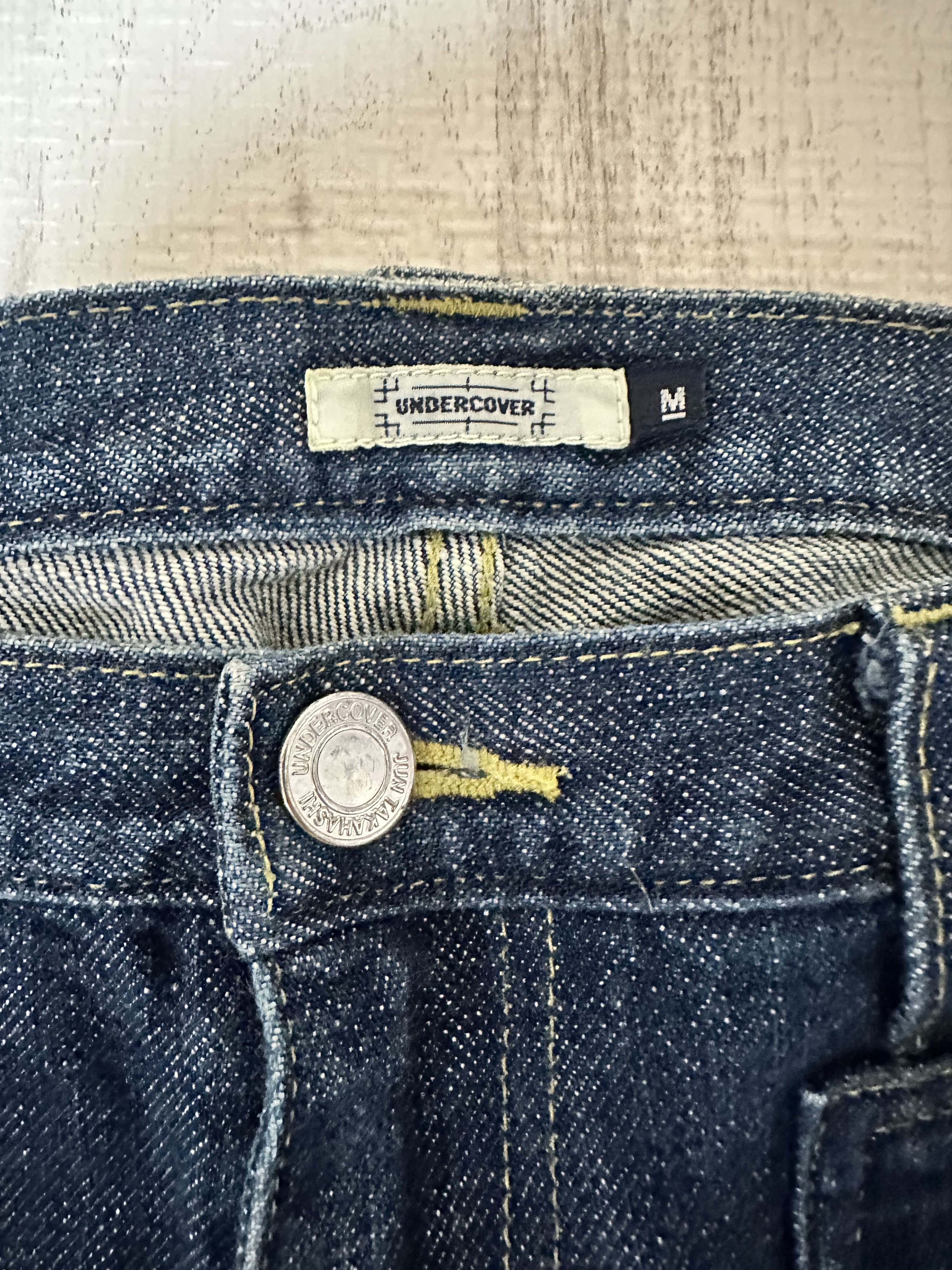 UNDERCOVER Straight Denim Pants Indigo Cotton M