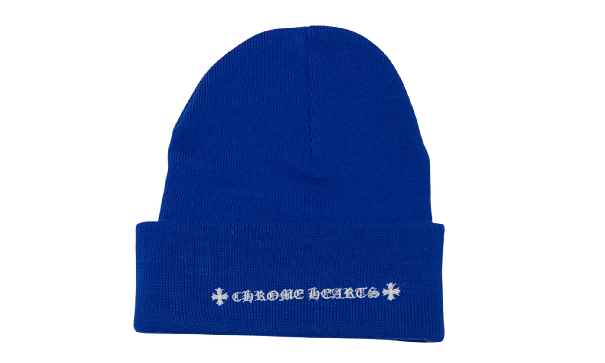 Chrome Hearts Watch Blue Beanie Size ONE SIZE - 2 Thumbnail
