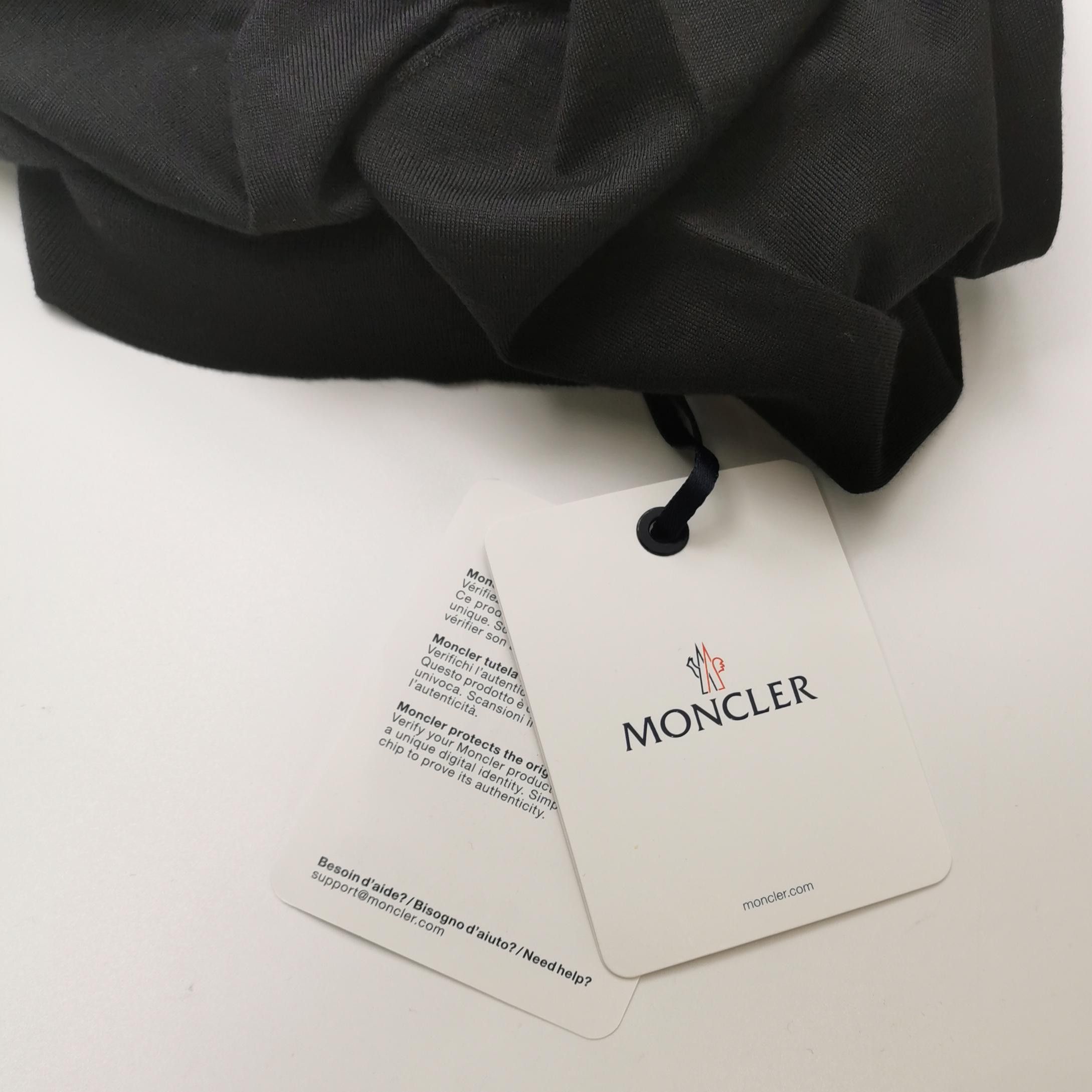 Moncler Moncler Black Wool Turtleneck Sweater Size L Size US L / EU 52-54 / 3 - 3 Thumbnail