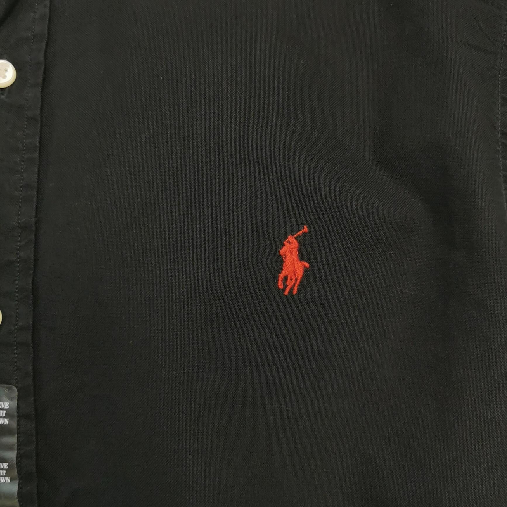 Polo Ralph Lauren Polo Ralph Lauren Black Cotton Button Down Shirt XL Size US XL / EU 56 / 4 - 3 Thumbnail