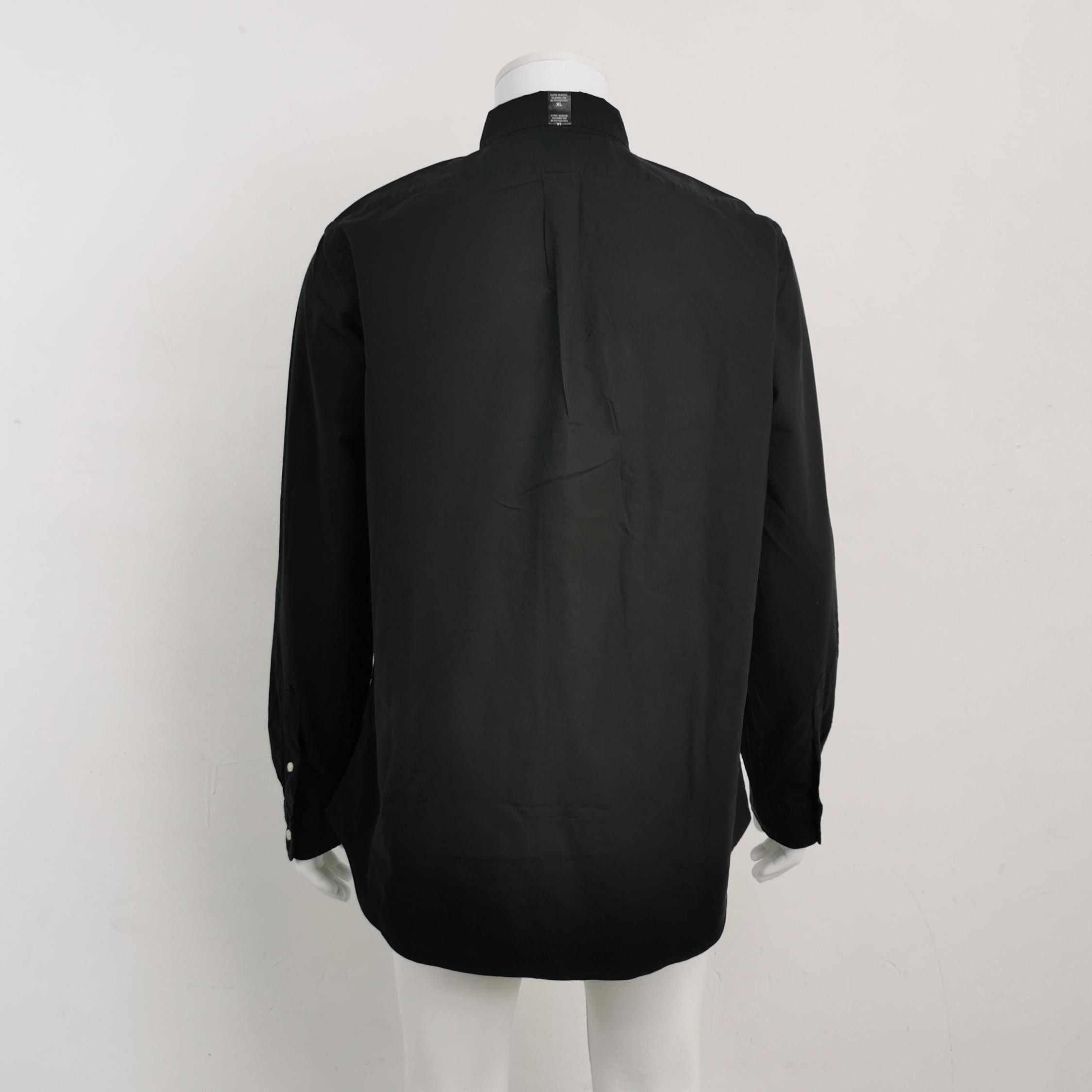 Polo Ralph Lauren Polo Ralph Lauren Black Cotton Button Down Shirt XL Size US XL / EU 56 / 4 - 2 Thumbnail