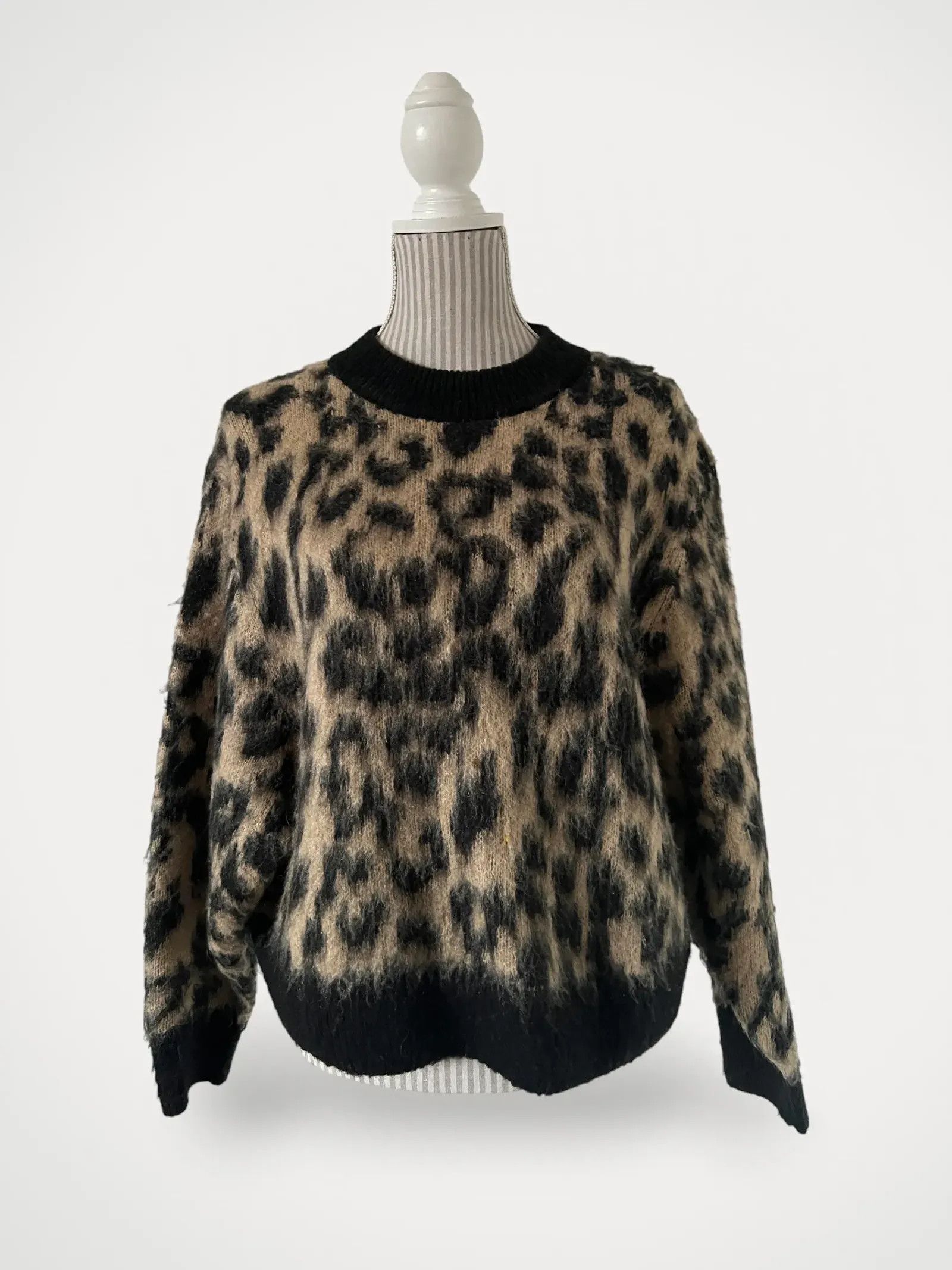 & Other Stories & Other Stories Leopard mönstrad midjekort tröja Sweater Size XS / US 0-2 / IT 36-38 - 2 Thumbnail