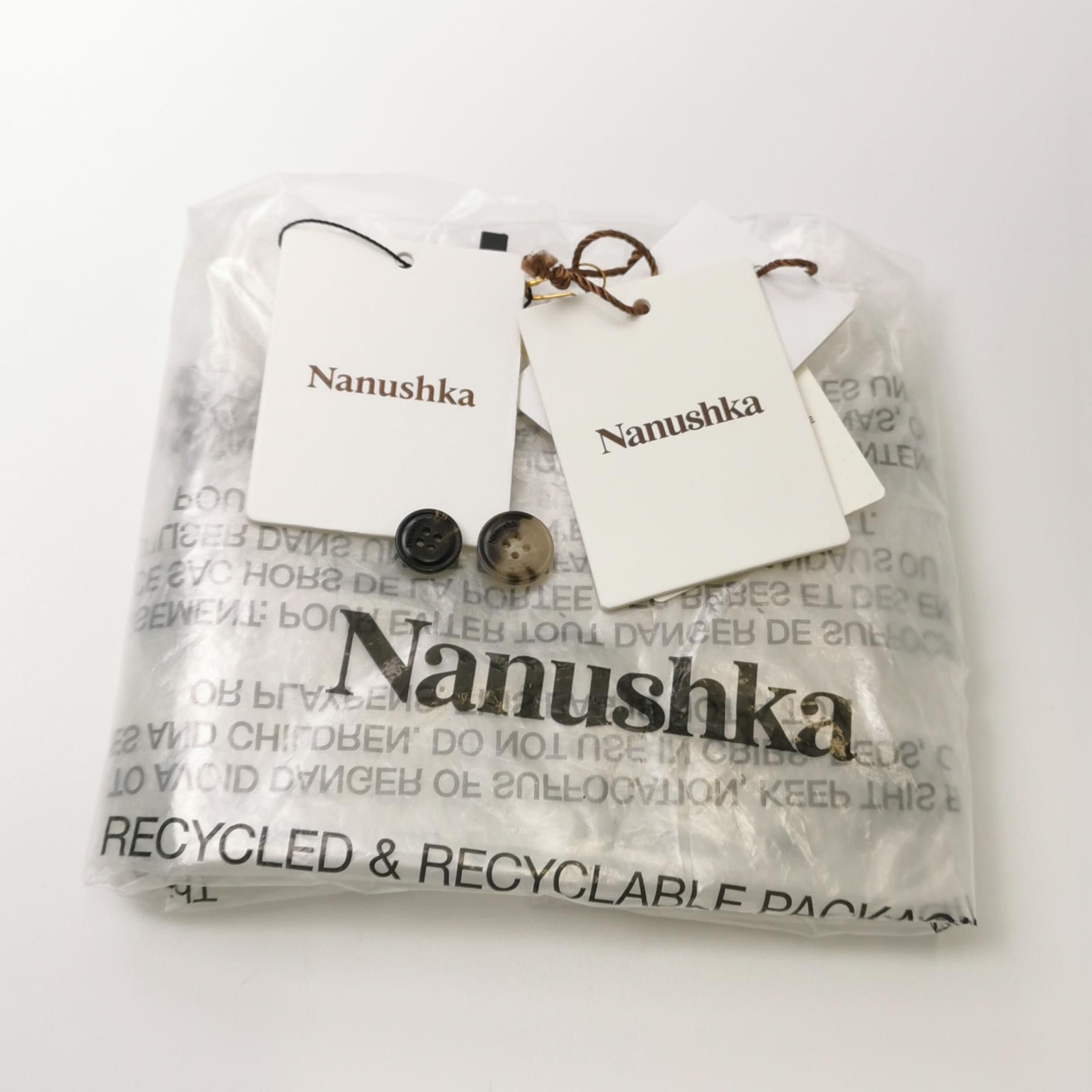 Nanushka Nanushka Black Vegan Leather Cargo Pants L Size US 34 / EU 50 - 3 Thumbnail